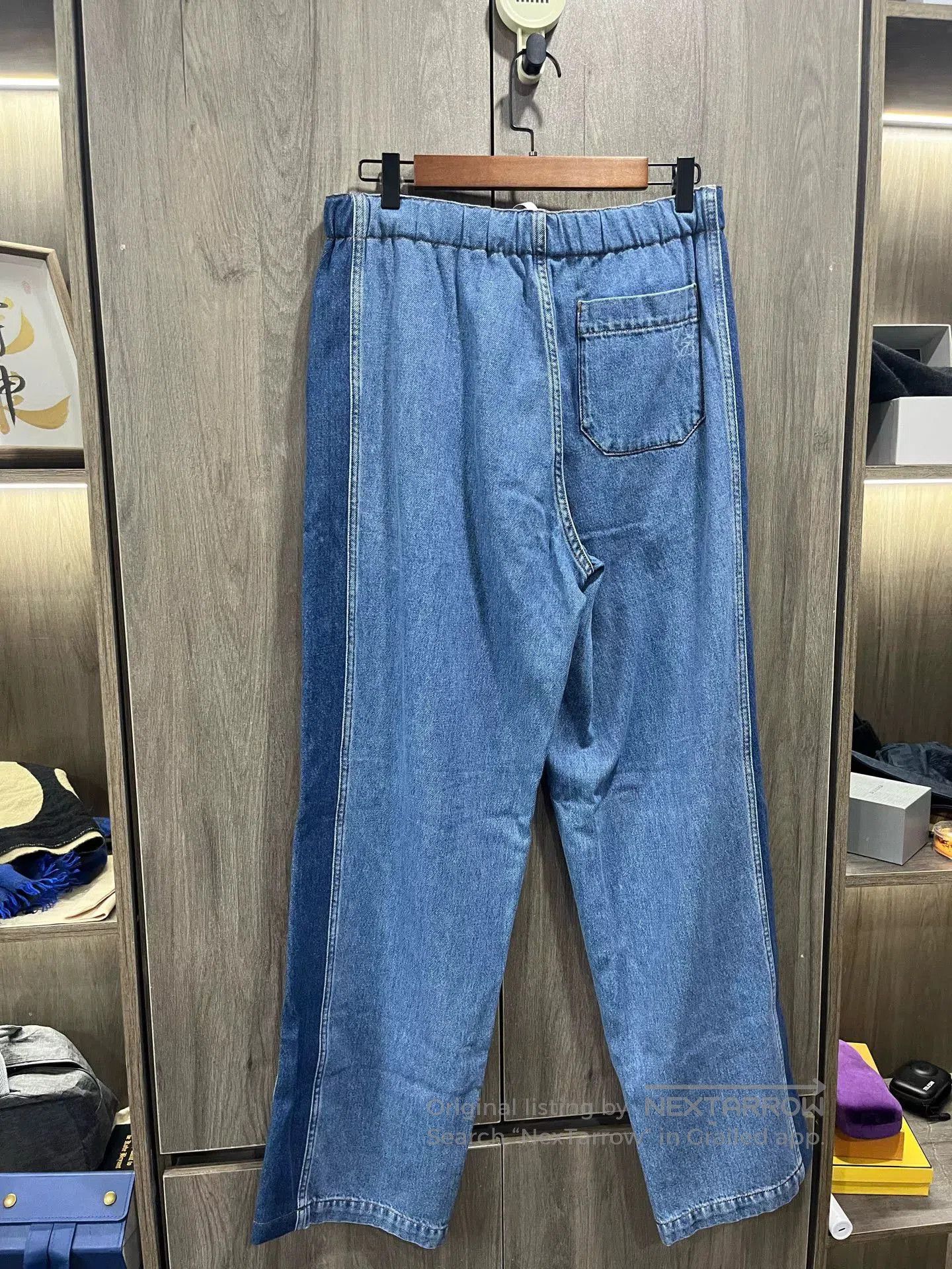 Loewe LOEWE Blue Side Stripe Drawstring Pants S. Size US 32 / EU 48 - 5 Thumbnail