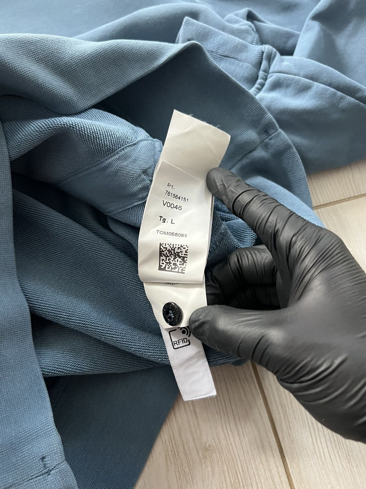 Stone Island Stone Island Hoodie Basic Blue Patch Authentic Size US L / EU 52-54 / 3 - 17 Thumbnail