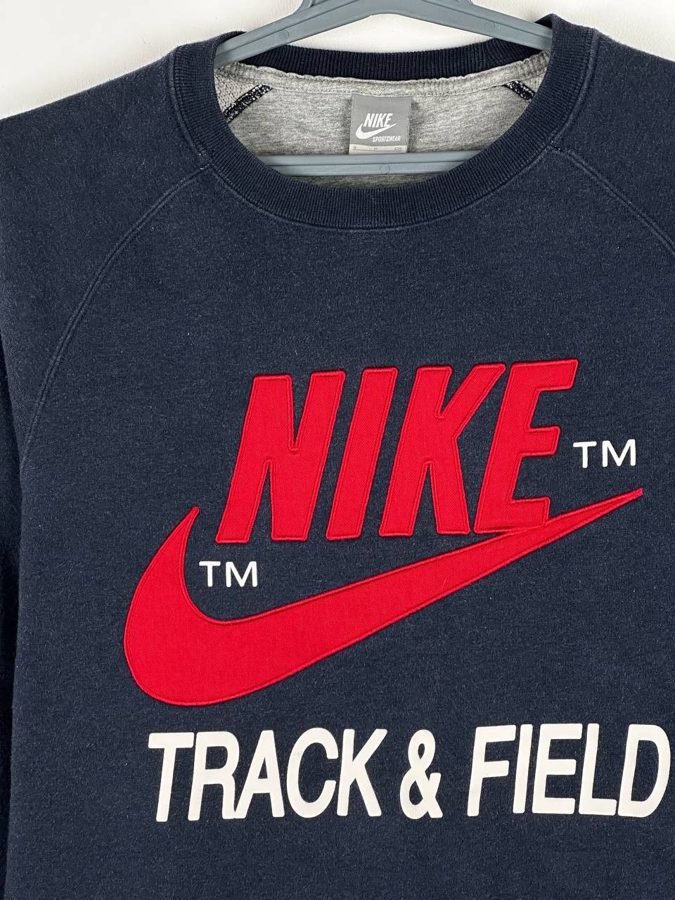 Nike × Vintage Nike Sweatshirt Hype Center Logo Swoosh Oversized Y2K Size US M / EU 48-50 / 2 - 5 Thumbnail