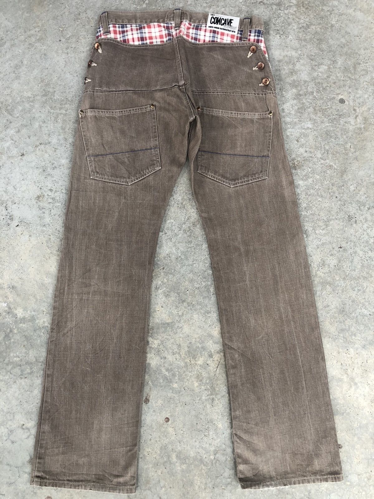 Japanese Brand Japanese Concave attempt Distressed Jeans Size US 32 / EU 48 - 2 Thumbnail