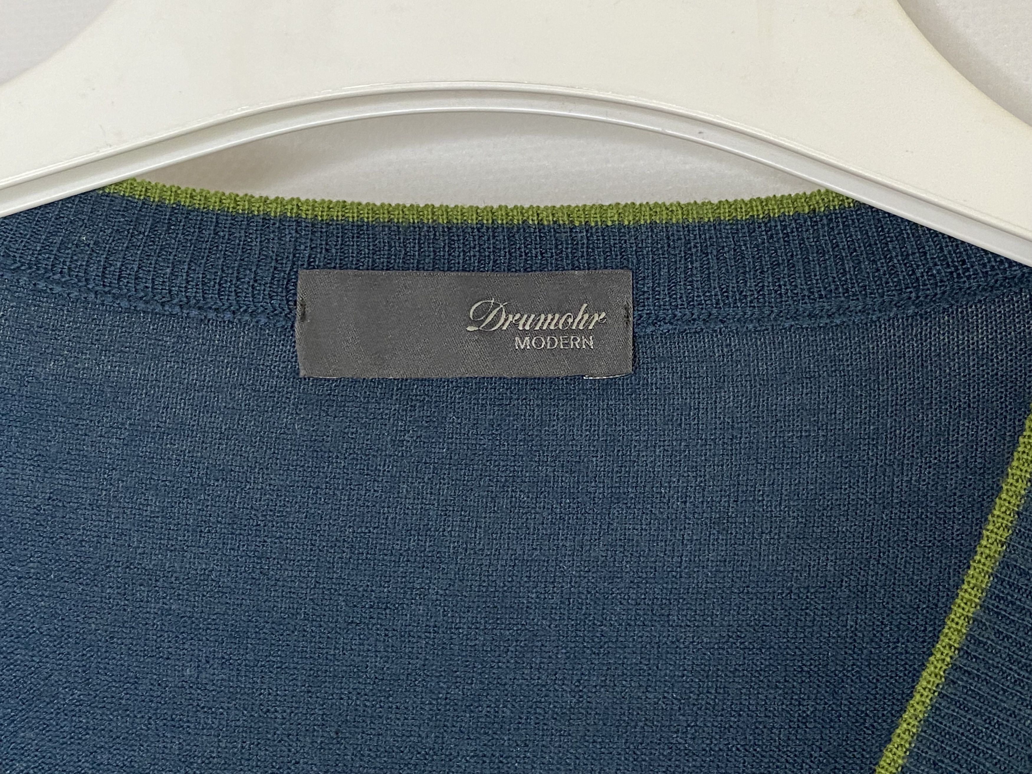 Drumohr DRUMOHR 'BISCOTTINO' CASHMERE SWEATER SIZE 52 Size US L / EU 52-54 / 3 - 3 Thumbnail