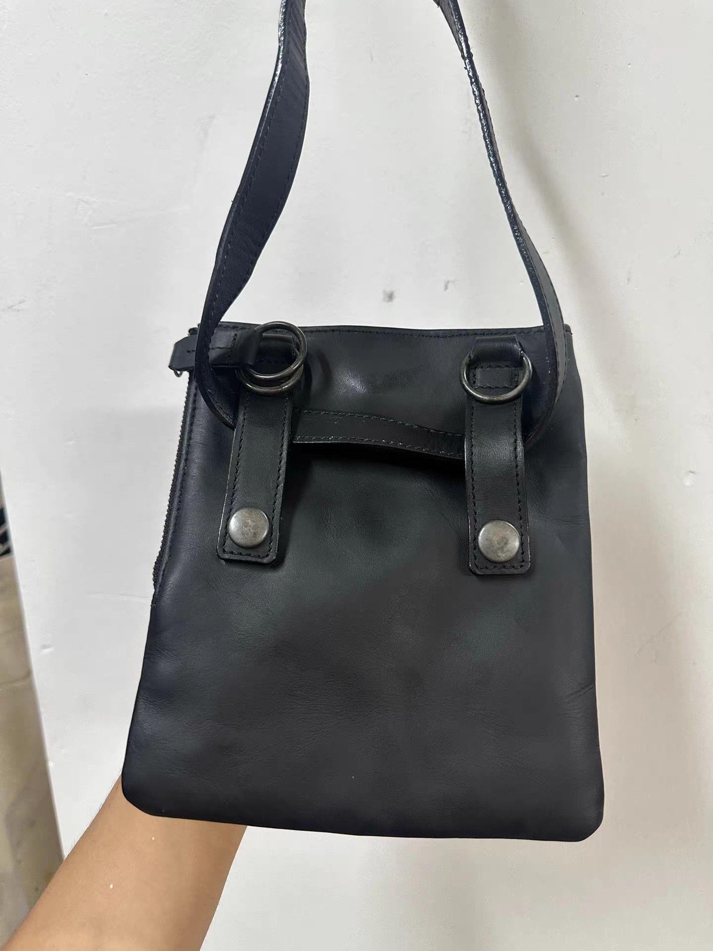 Jean Paul Gaultier Black Crossbody Bag with Dragon Embroidery Size ONE SIZE - 4 Thumbnail