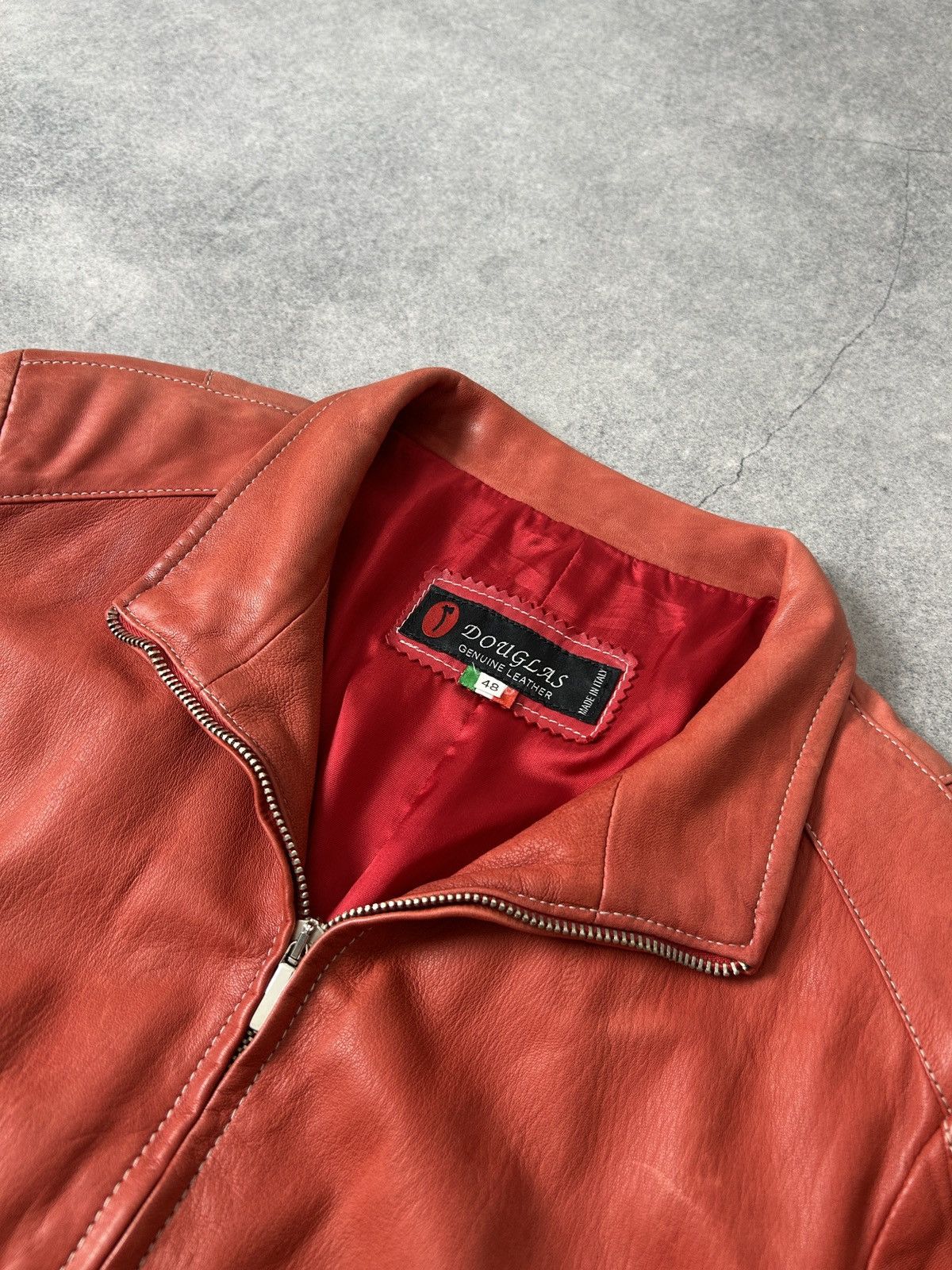 Genuine Leather Douglas Genuine Leather red women’s jacket y2k Size US M / EU 48-50 / 2 - 4 Thumbnail
