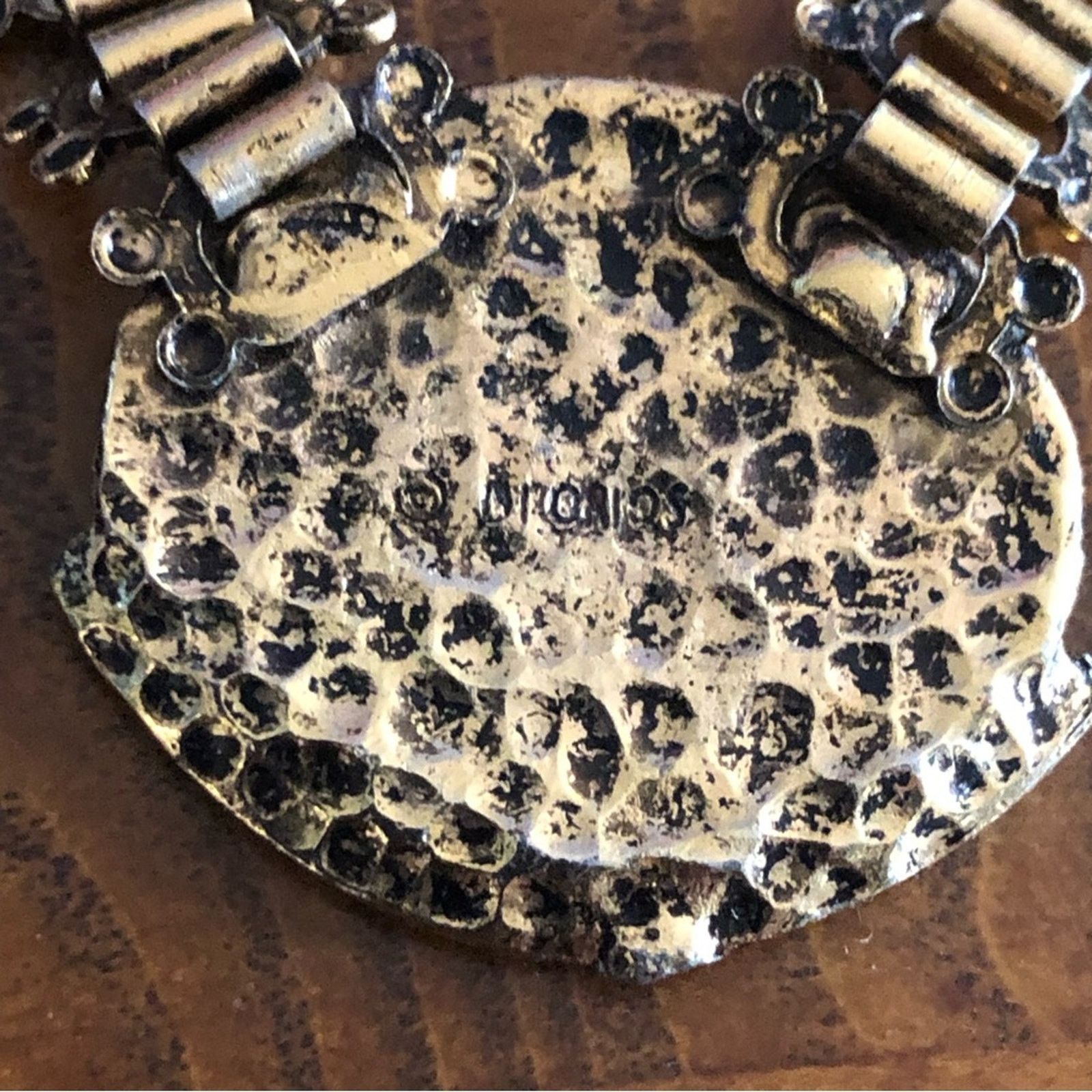 Vintage Vintage Diorios Egyptian revival enamel book chain necklace Size ONE SIZE - 12 Thumbnail