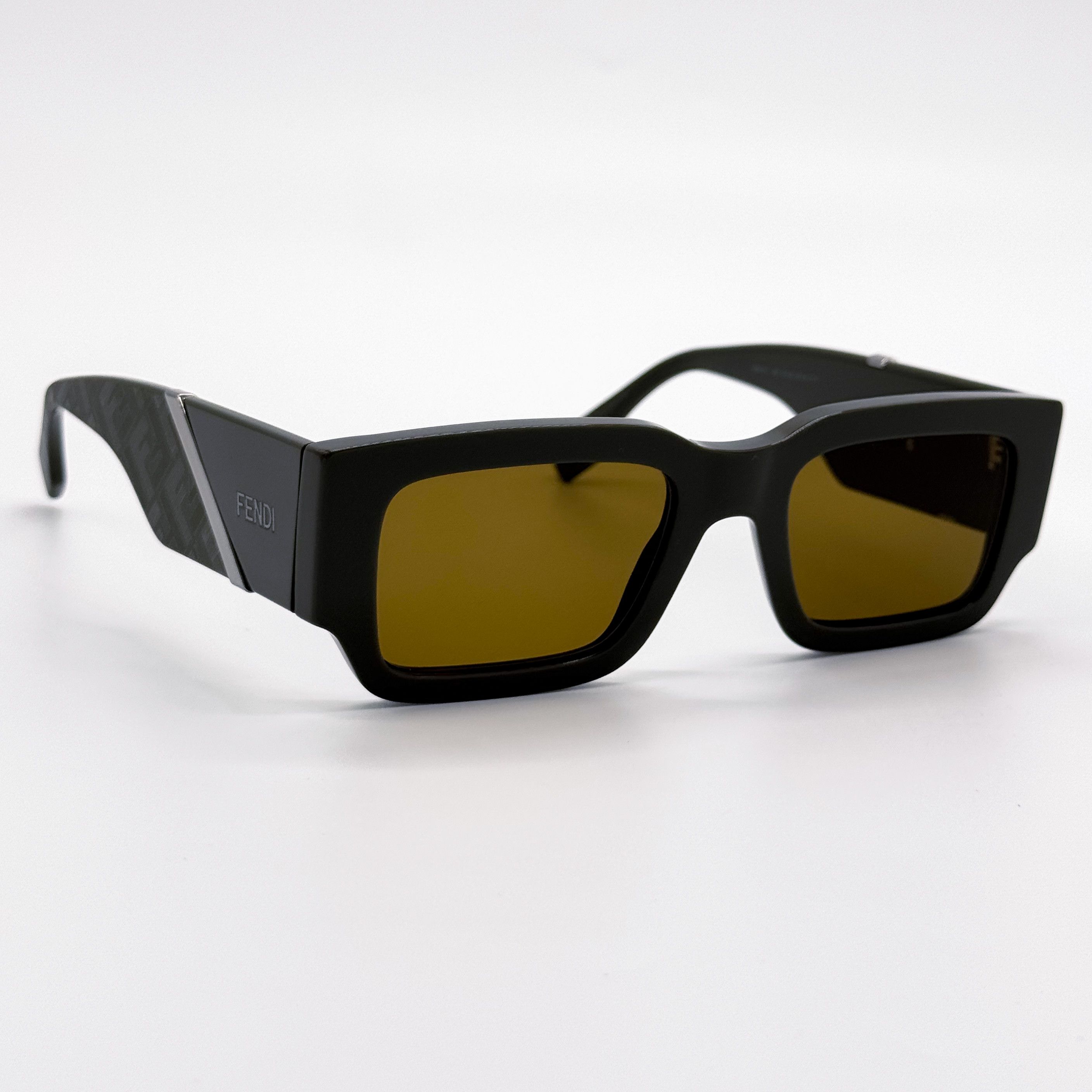 Fendi NEW FENDI FE40131I 20E SQUARE BROWN MEN SUNGLASSES FENDI Size ONE SIZE - 8 Thumbnail