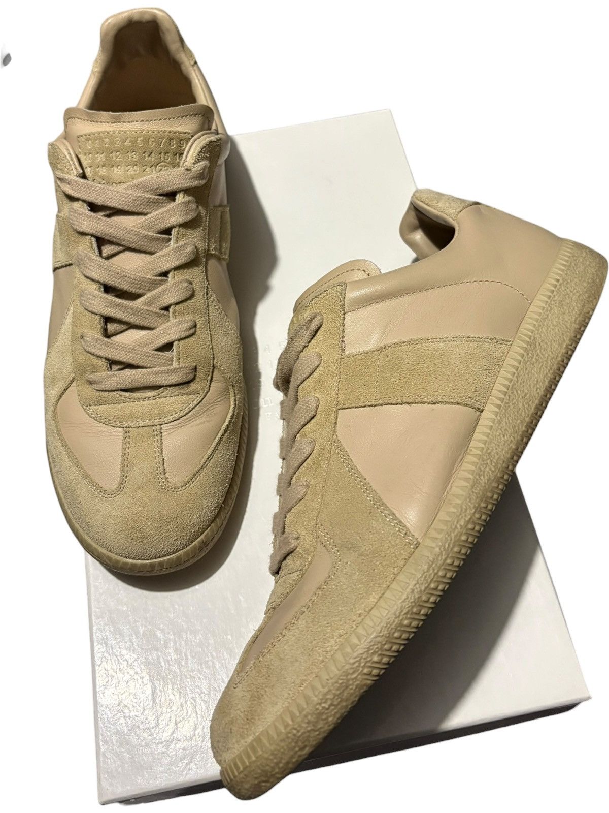 Maison Margiela SS22 Margiela Oyster GAT Trainer German Army Trainer Sneaker Size US 8 / EU 41 - 1 Thumbnail