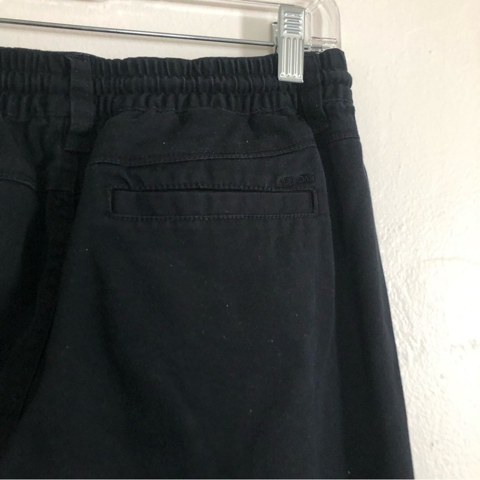 Volcom Volcom Repreve Recycled Straight Leg Drawstring Black Pants Size 30" / US 8 / IT 44 - 6 Thumbnail