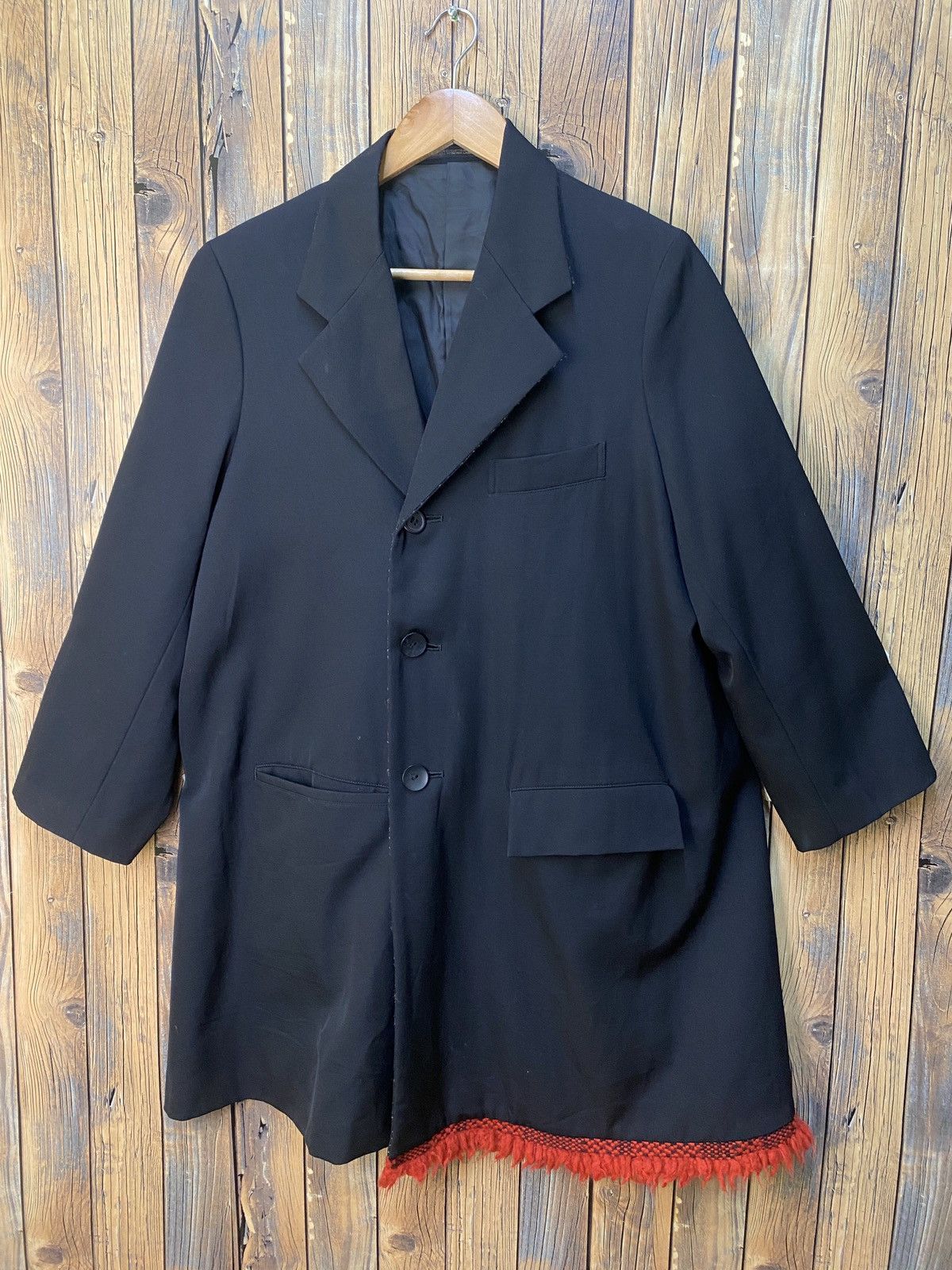 Yohji Yamamoto Yohji yamamoto signature run way vintage jacket 🔥🔥 Size US S / EU 44-46 / 1 - 3 Thumbnail