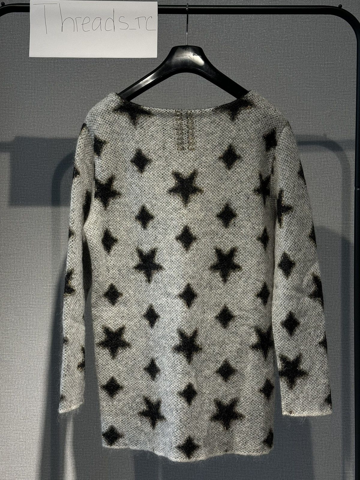 Saint Laurent Paris FW13 Holy Grail Saint Laurent star mohair sweater Hedi Size S / US 4 / IT 40 - 2 Thumbnail