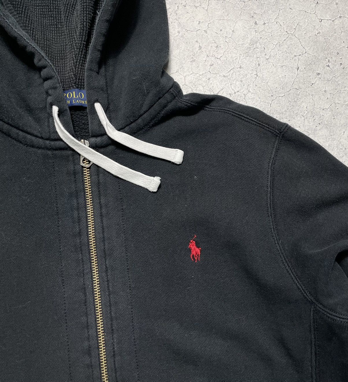 Polo Ralph Lauren Vintage Polo Ralph Lauren Black Full Zip Hoodie Hype PRL Y2K Size US L / EU 52-54 / 3 - 6 Thumbnail