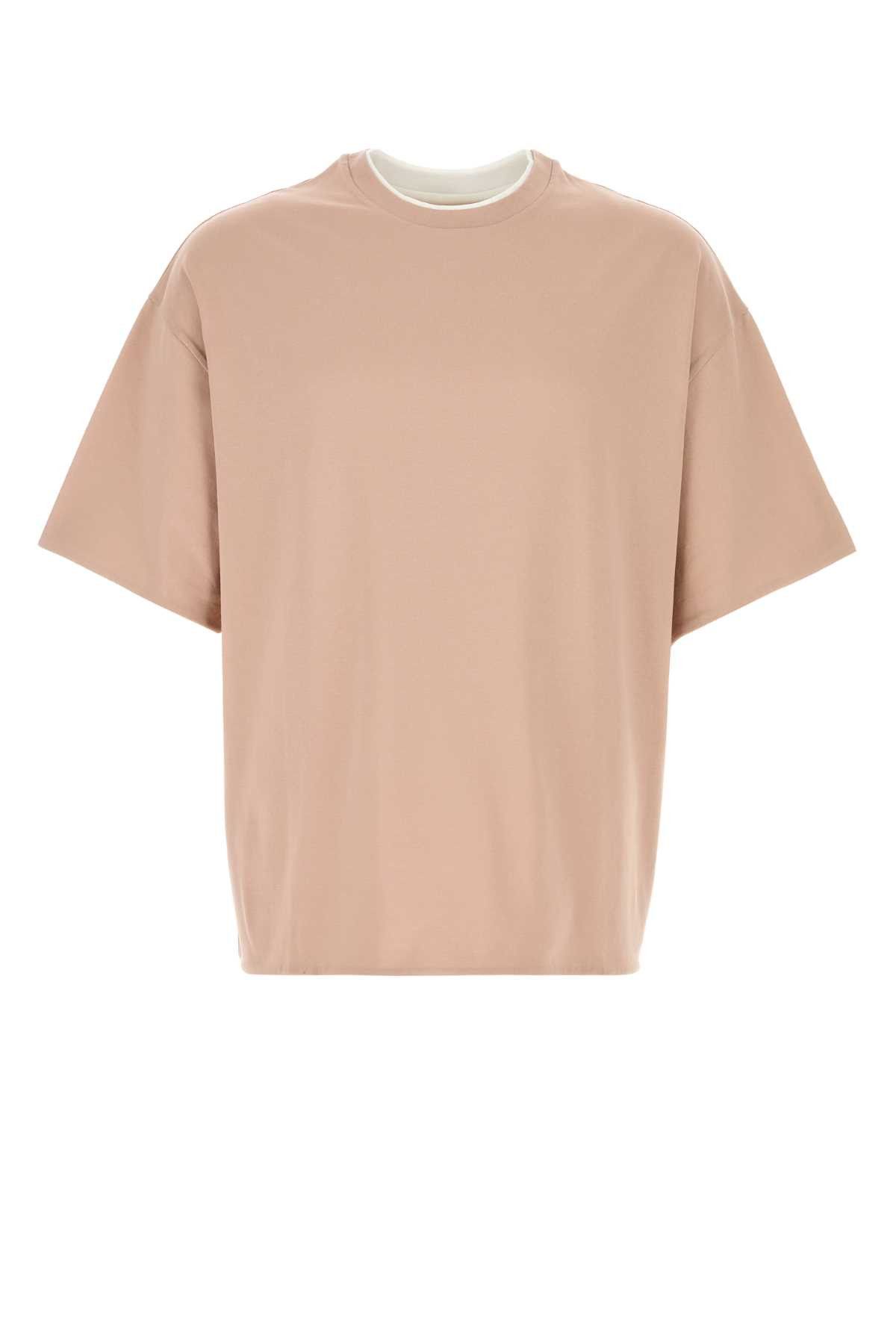 Jil Sander Pink Cotton T-Shirt Size US S / EU 44-46 / 1 - 1 Thumbnail