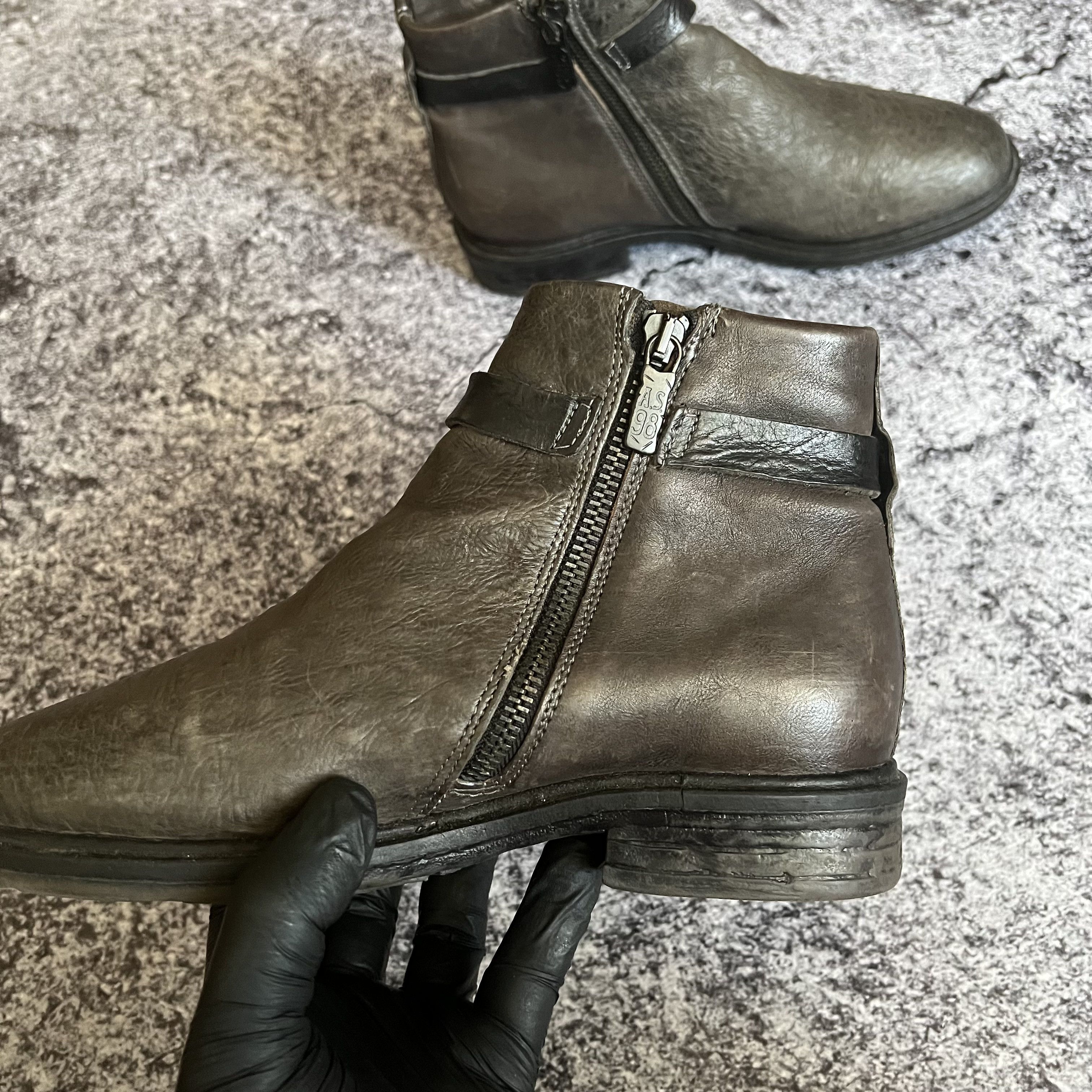 A.S.98 A.S. 98 Boots Shoes Leather Size 37 Size US 7 / IT 37 - 17 Thumbnail