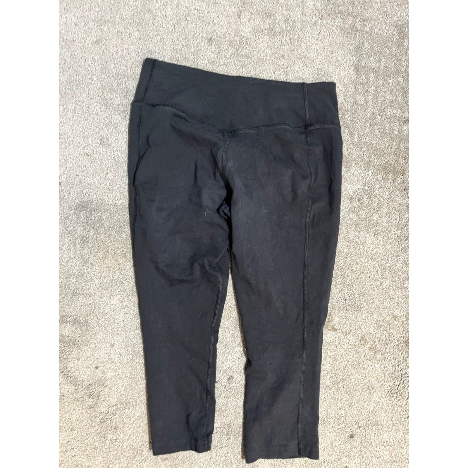 Nike Nike Leggings Capri Nike Women Black Medium M | Dri-FIT Yoga Activewear Women’s 552141-010 Size ONE SIZE - 3 Thumbnail