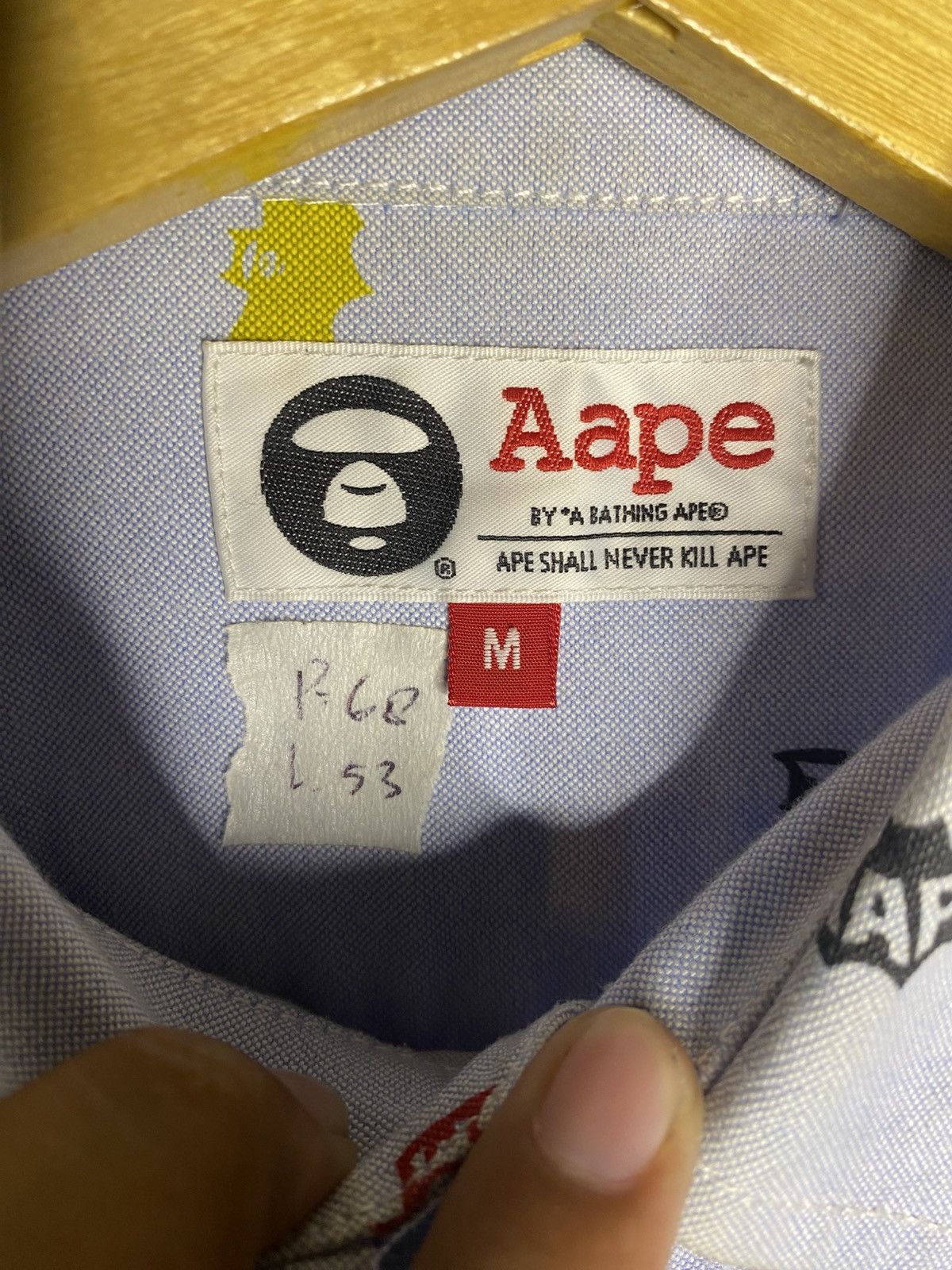 Aape Aape shirt oxford Size US M / EU 48-50 / 2 - 3 Thumbnail