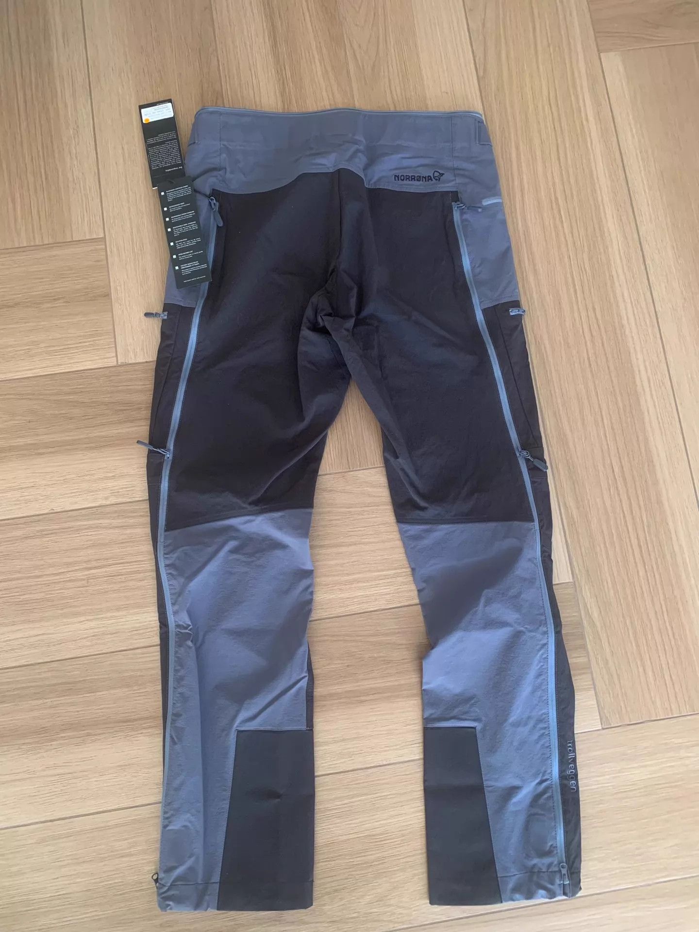 Norrona NORRONA Trollveggen Flex1 Men's Softshell Black-Grey Size US 34 / EU 50 - 2 Thumbnail