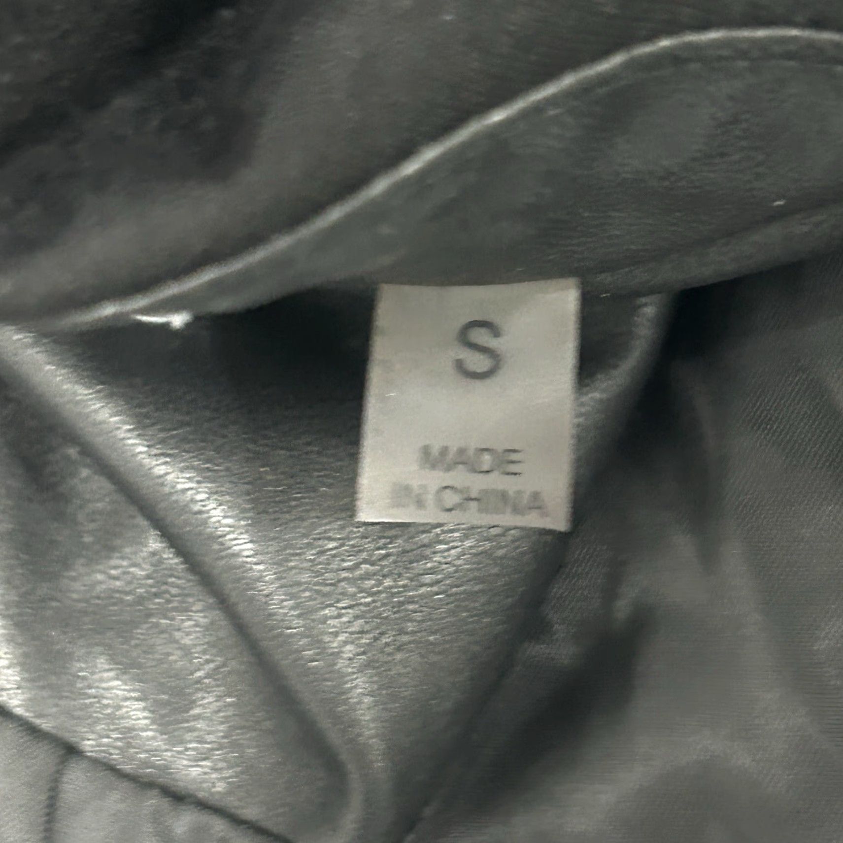 Vintage Bagatelle Jacket Black Faux Leather Asymmetrical Zip Up Size S Women Size S / US 4 / IT 40 - 6 Thumbnail