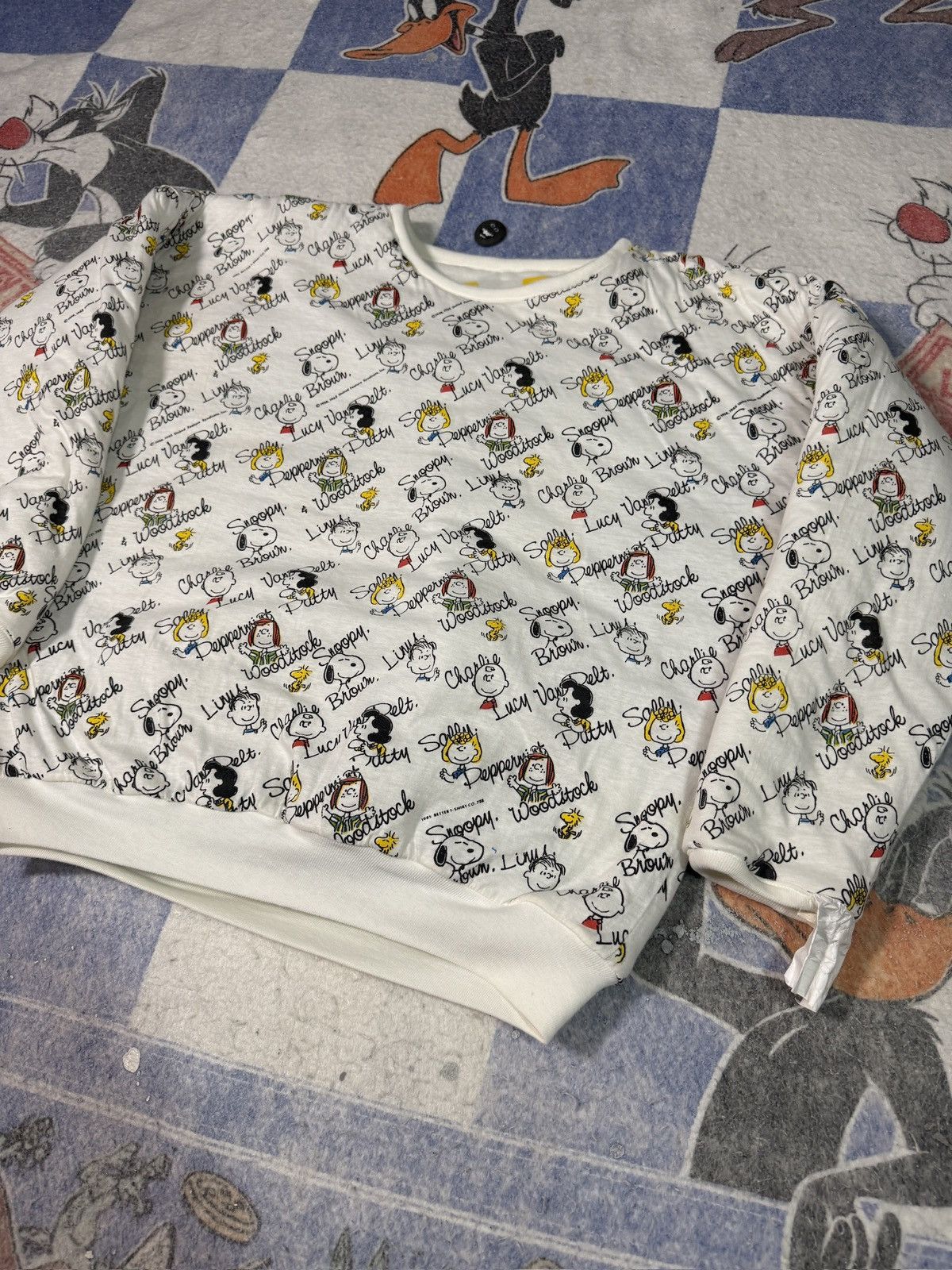 Peanuts Vintage peanuts reversible insulated crewneck Size US M / EU 48-50 / 2 - 6 Thumbnail