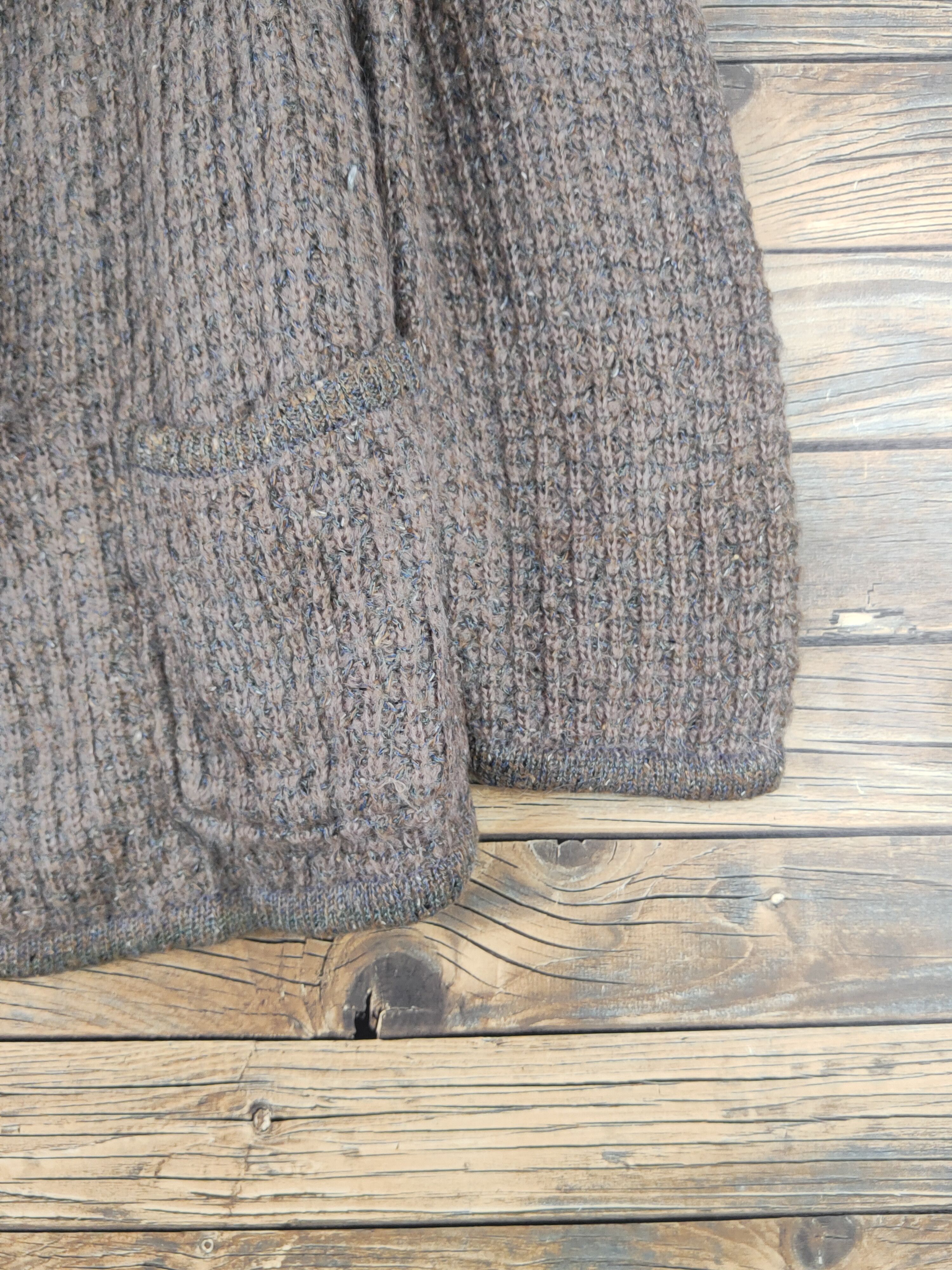 Vintage Cordier Brown Knitwear Cardigan #W1816 Size M / US 6-8 / IT 42-44 - 6 Thumbnail