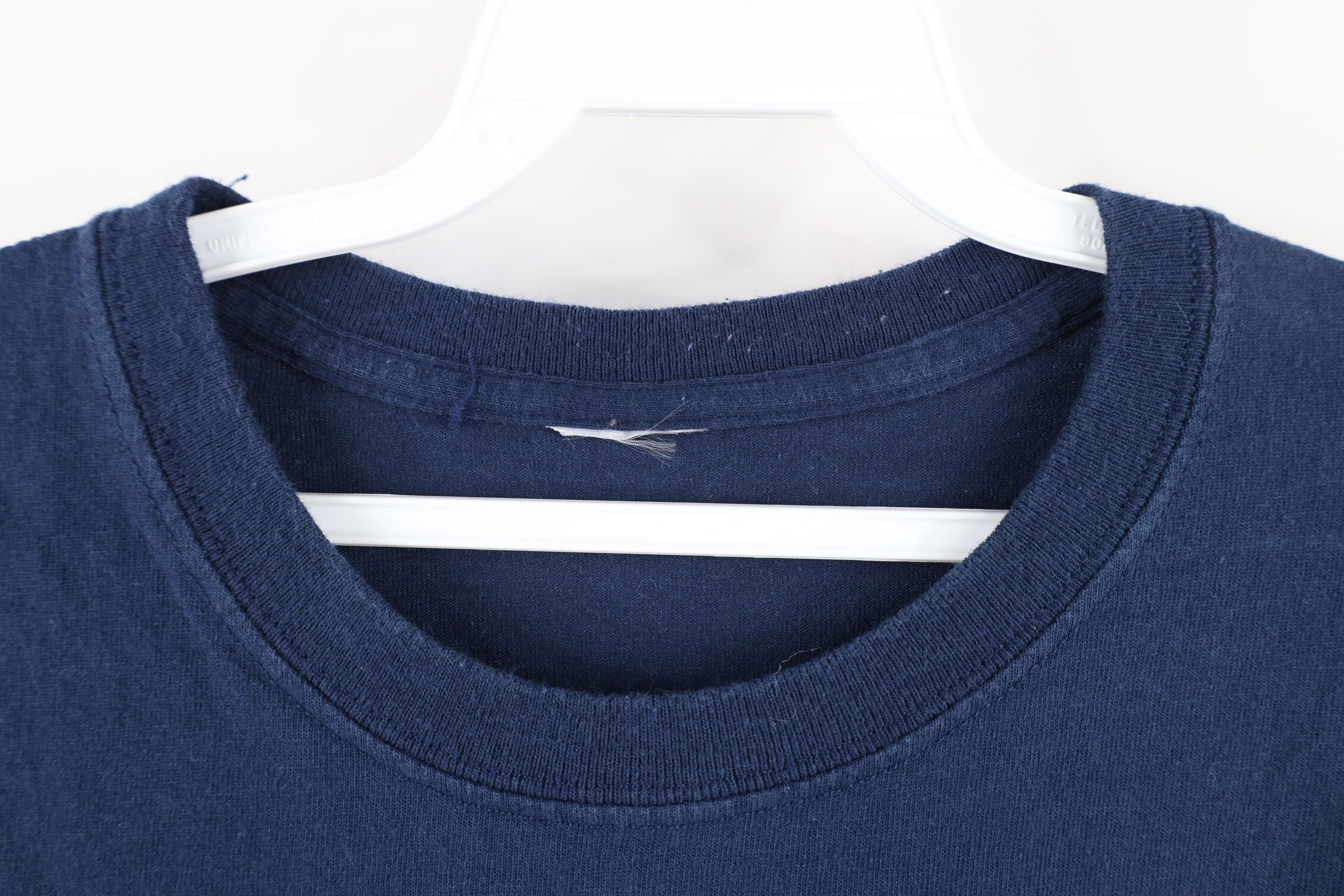 Vintage Vintage 90s Streetwear Short Sleeve T-Shirt Blue Cotton Size US XXL / EU 58 / 5 - 4 Thumbnail
