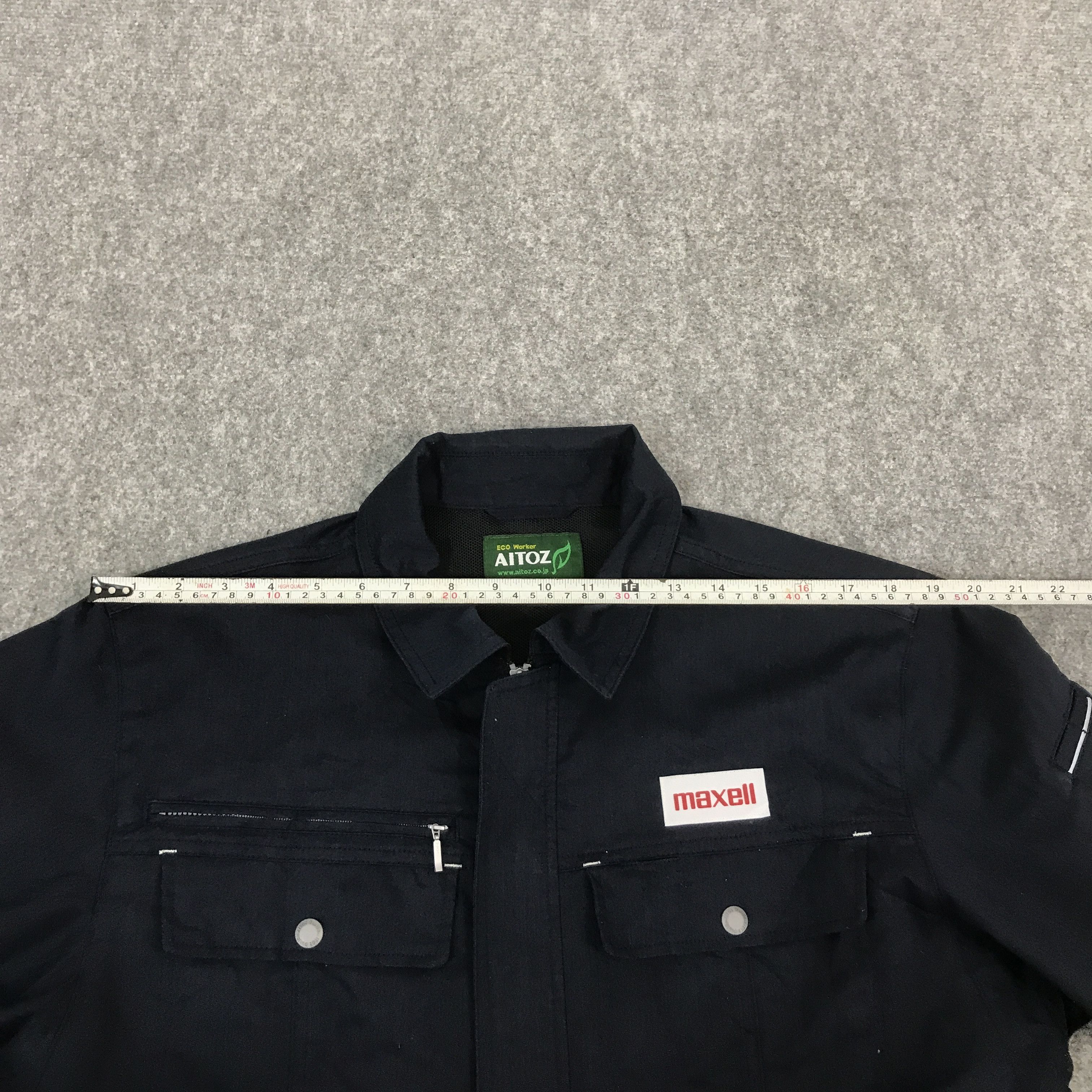 Japanese Brand × Vintage MAXELL NAVY WORK UNIFORM JAPAN JACKET Size US L / EU 52-54 / 3 - 9 Thumbnail