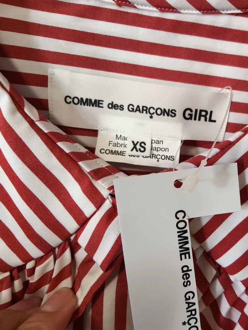 Comme des Garcons Comme Des Garcons Red striped shirt Size XS / US 0-2 / IT 36-38 - 3 Thumbnail