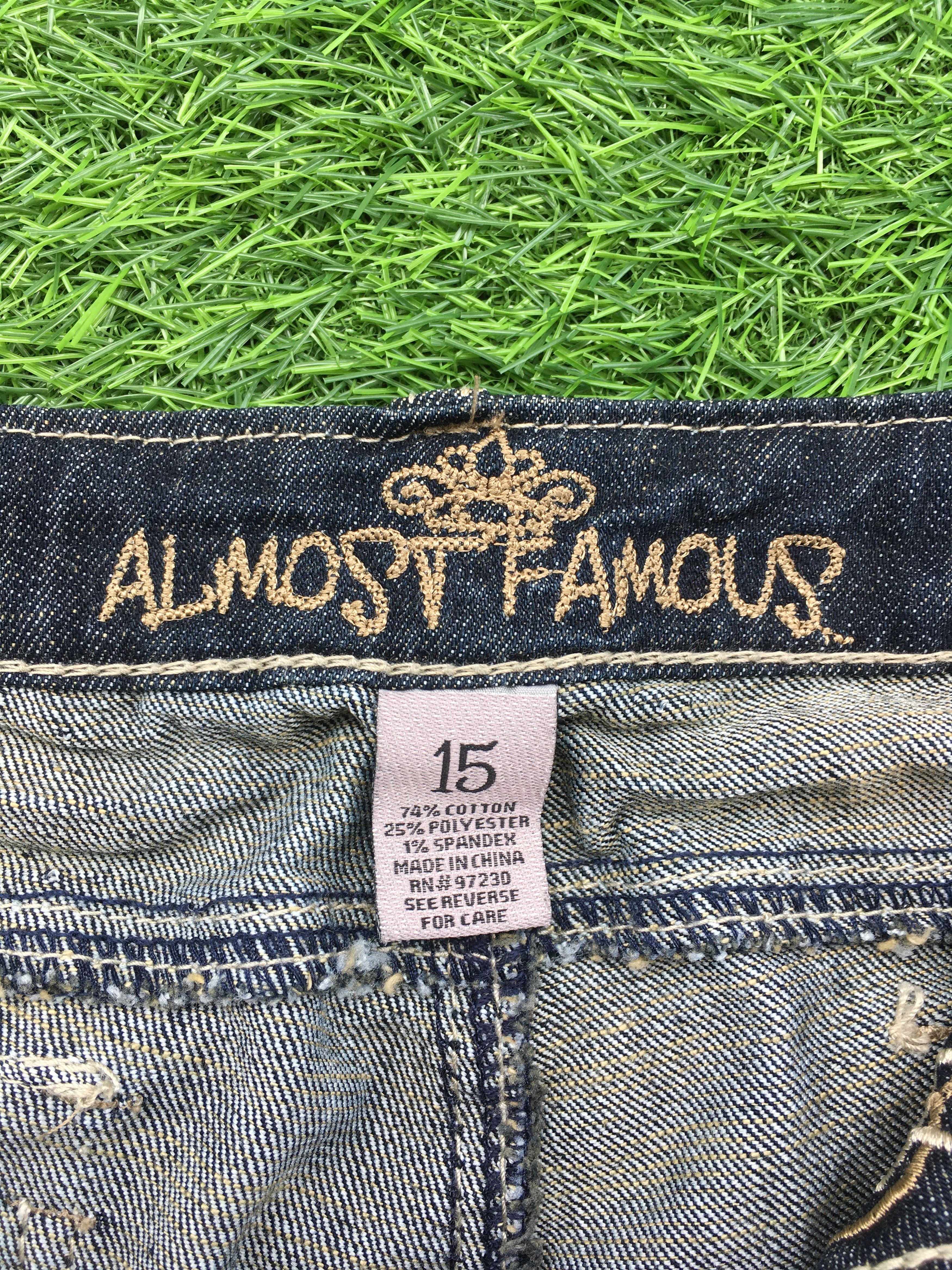Designer × Jean Distressed Low Waist Bootcut Stretch Jeans D-999 Size 32" / US 10 / IT 46 - 11 Thumbnail