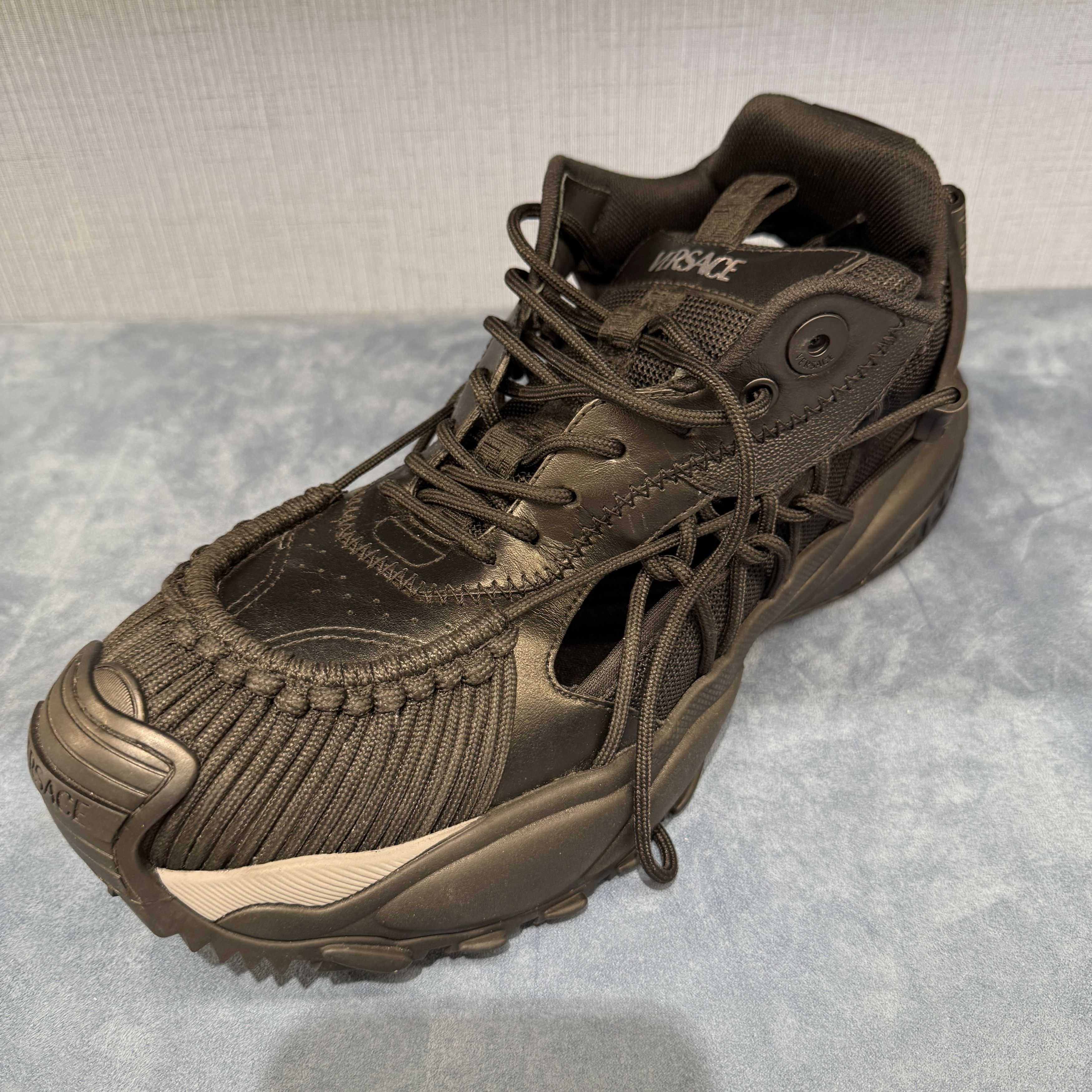 Versace VERSACE 1016711, Mercury M_VS_01 Men's Black Sneakers, 42 Size US 9 / EU 42 - 6 Thumbnail
