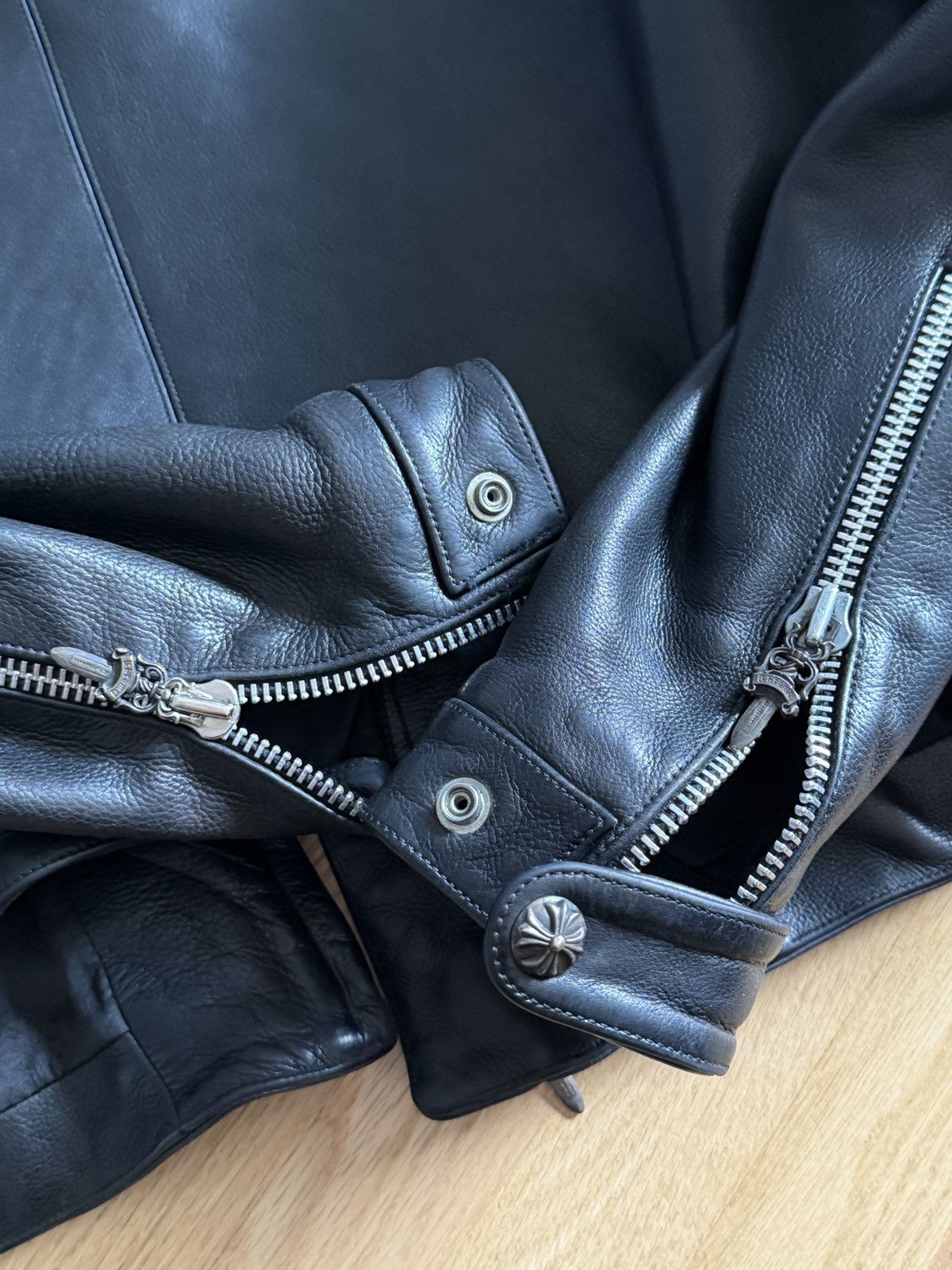 Chrome Hearts Chrome Hearts Leather Rider Jacket - Xl Size US XL / EU 56 / 4 - 8 Thumbnail