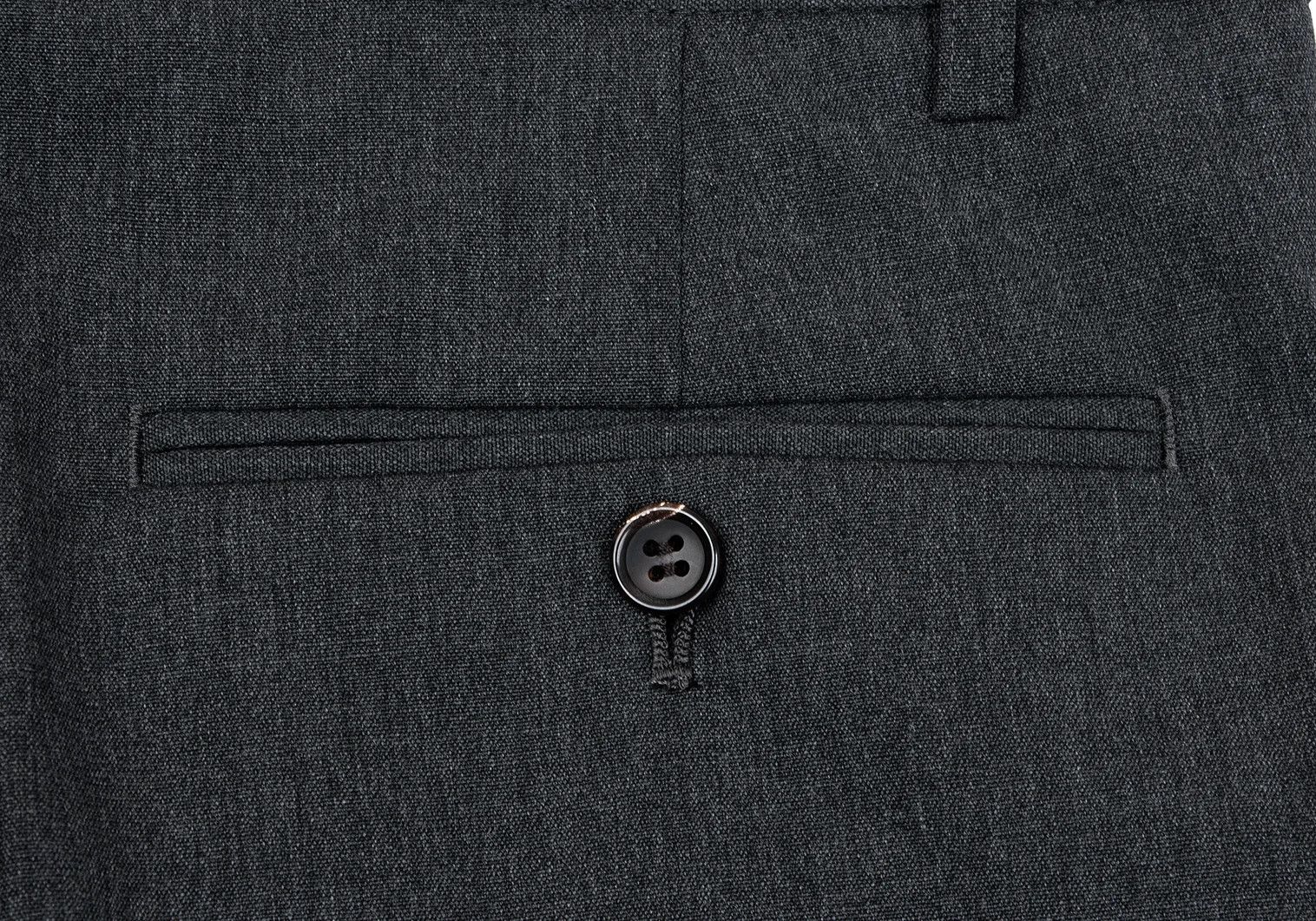 Jean Paul Gaultier Wool Straight Pants in Gray, Size 48 Size US 32 / EU 48 - 9 Thumbnail