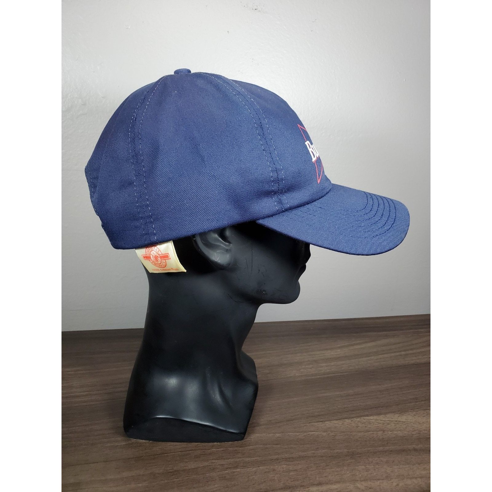 Budweiser × Vintage Vintage Budweiser Beer Hat Snapback Cap Navy Blue Promo Size ONE SIZE - 6 Thumbnail