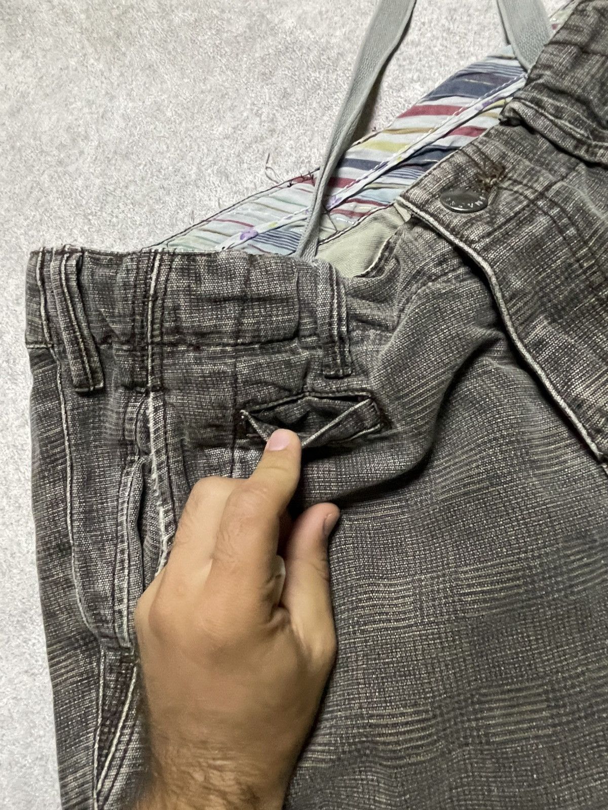 If Six Was Nine Skull DE PUTA MADRE Archive Denim Japan DPM69 Size US 30 / EU 46 - 13 Thumbnail
