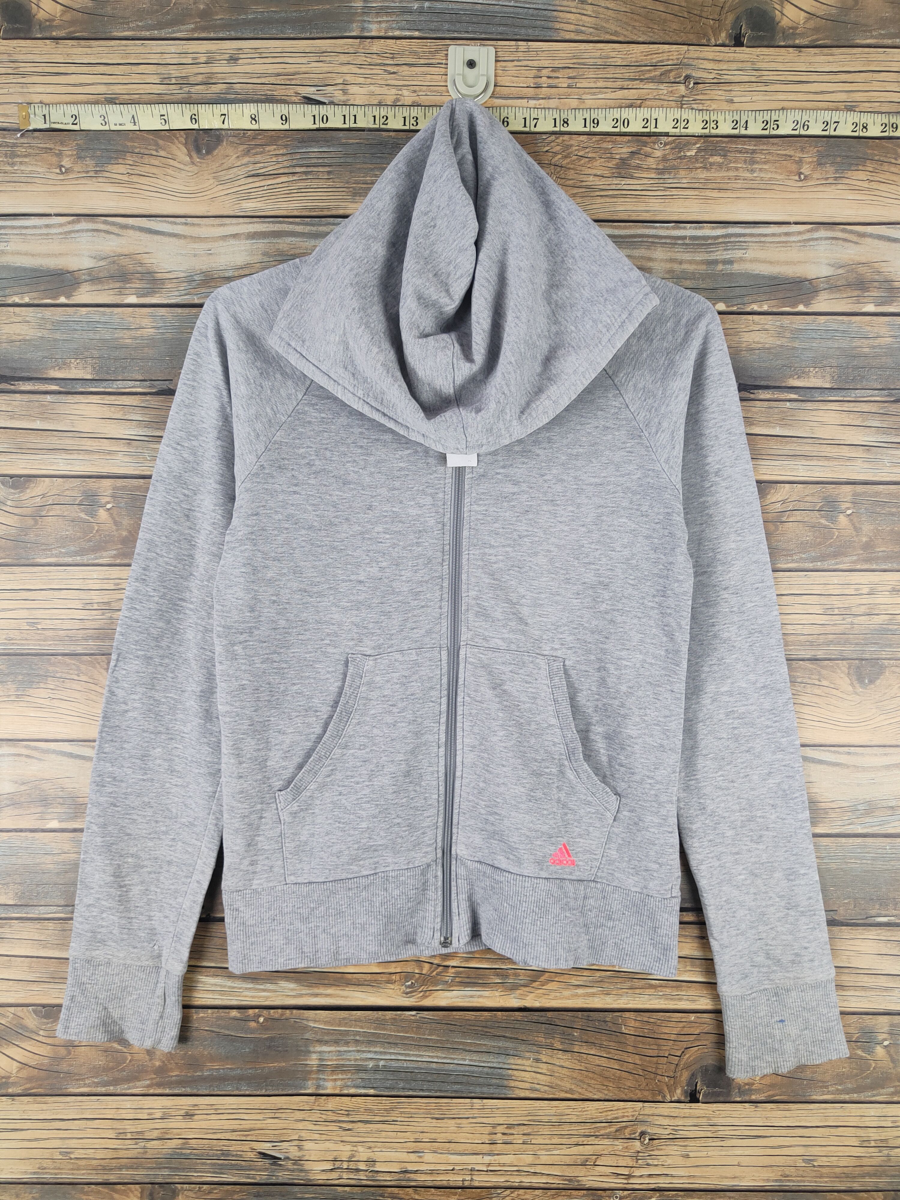 Adidas DL Adidas Gray Hoodie Sweaters #1683 Size S / US 4 / IT 40 - 1 Thumbnail