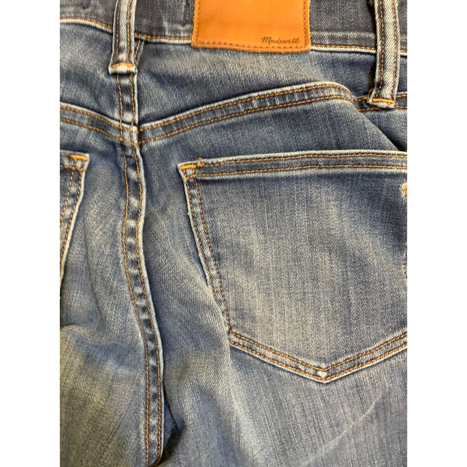 Madewell Madewell 10" High Rise Skinny Jeans Womens 24 Stretch Slim Fit Modern Blue Denim Size 42" / US 20 - 3 Thumbnail