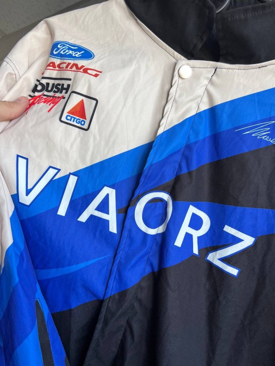 Vintage NASCAR Ford Roush Racing Jacket Used size L Size US L / EU 52-54 / 3 - 6 Thumbnail