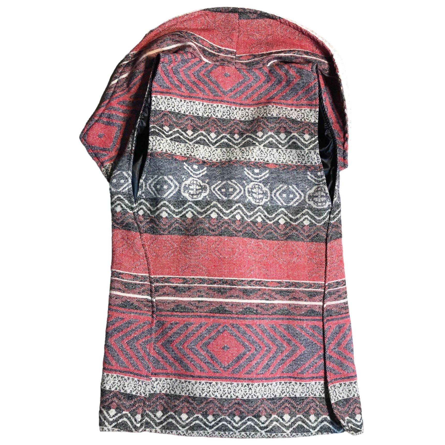 Vintage Me Jane Aztec Navajo Print Vest Womens S Wool Blend Faux Fur Southwest Size S / US 4 / IT 40 - 2 Thumbnail