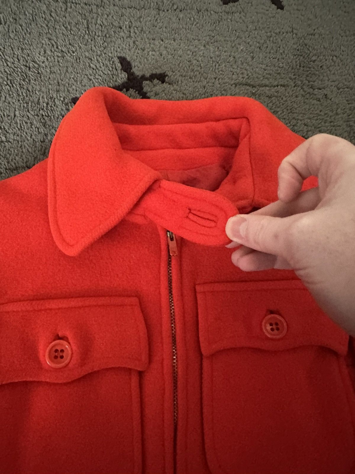 Calvin Klein Vintage Calvin Klein Fall 1972 Wool Jacket Runway 70s Size S / US 4 / IT 40 - 3 Thumbnail