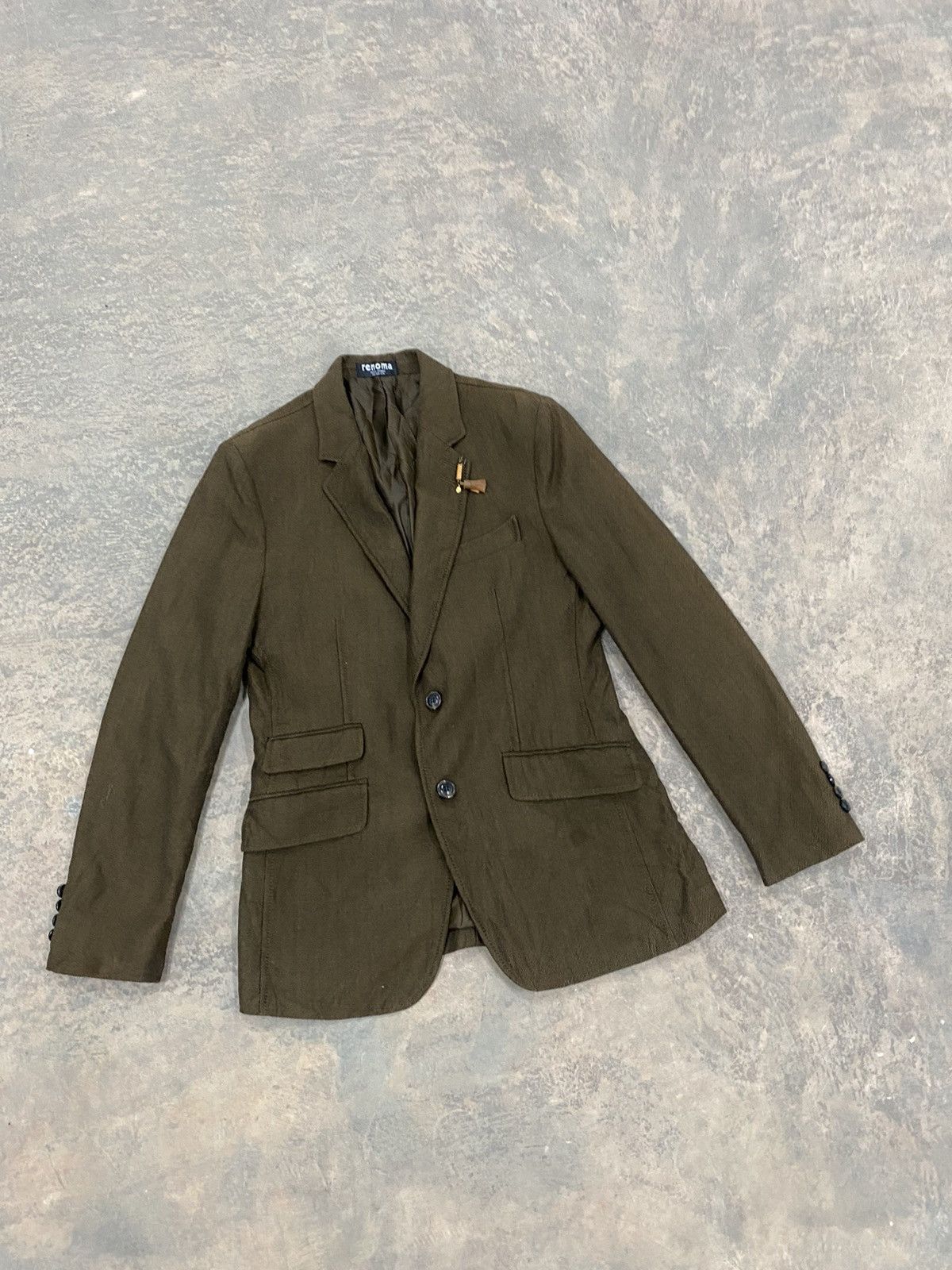 Renoma LUXURY RENOMA BLAZER VINTAGE 90s Size US S / EU 44-46 / 1 - 2 Thumbnail