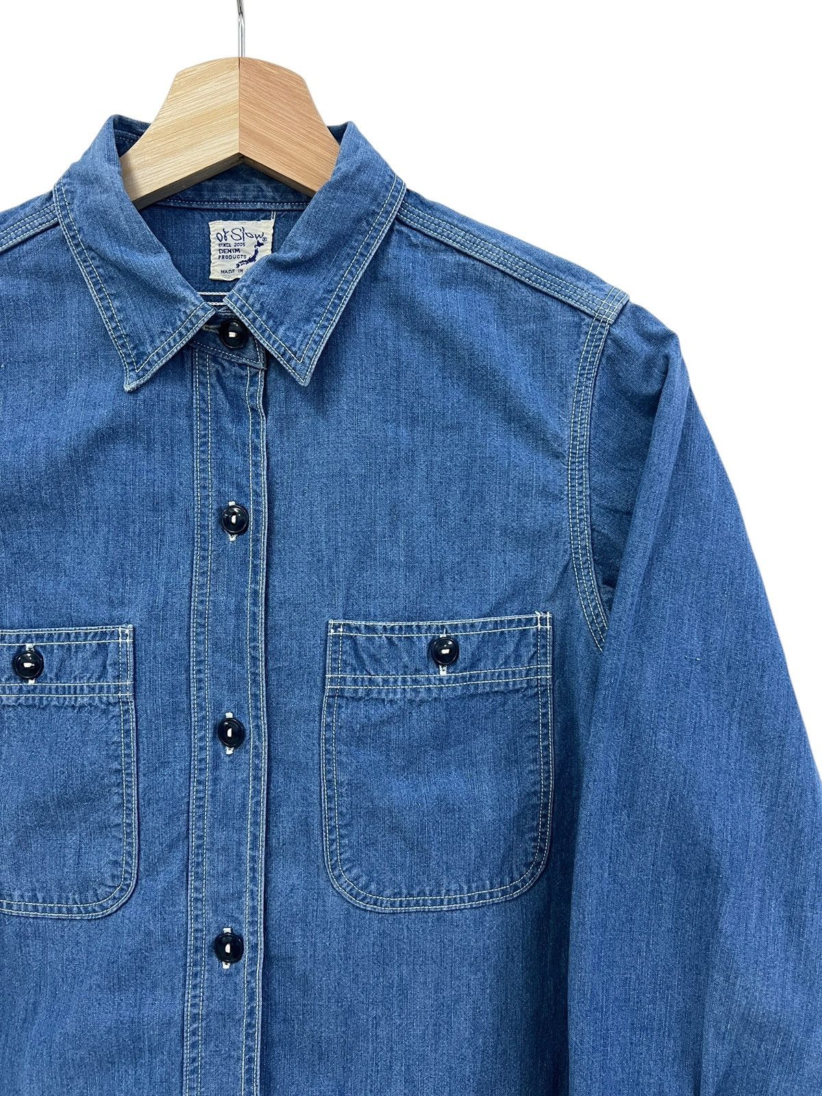 Orslow Orslow Selvedge Button Shirt Size S / US 4 / IT 40 - 4 Thumbnail