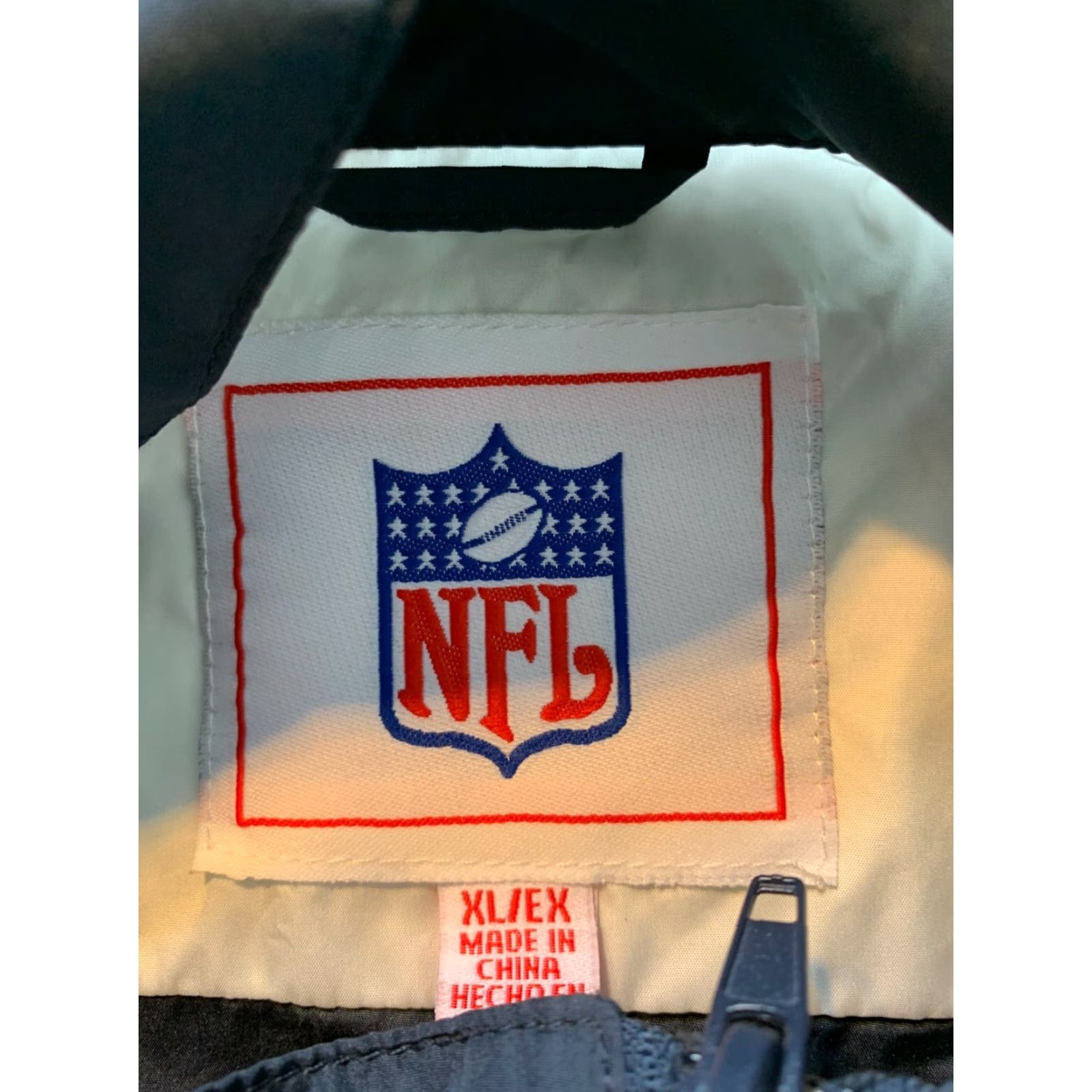 NFL NFL PATRIOTS Windbreaker Jacket Mens XL New England Blue Football Sport Size US XL / EU 56 / 4 - 5 Thumbnail