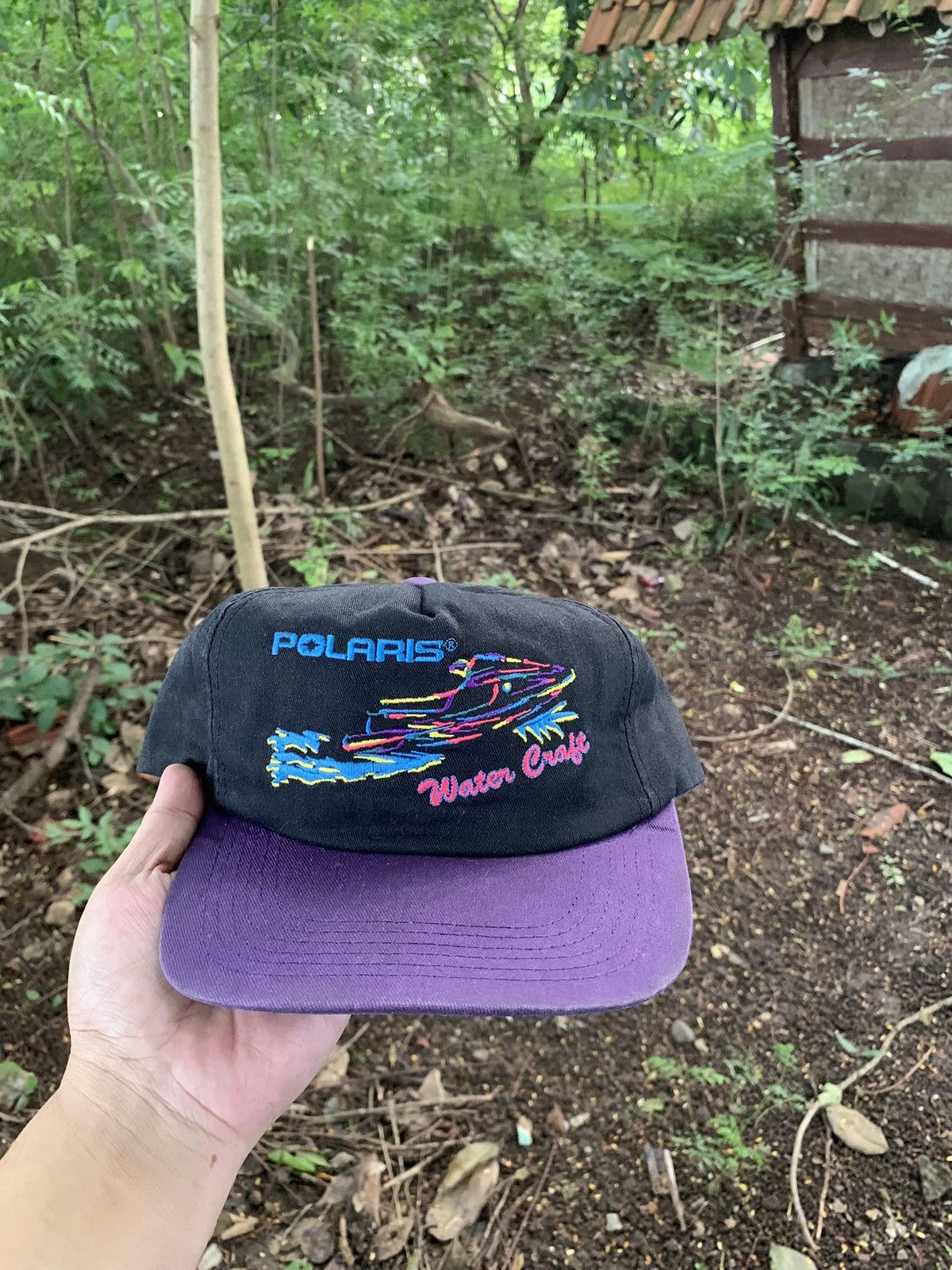 Sports Specialties Vintage 90s Polaris Jet Ski Racing By K Product Two tone Hat Size ONE SIZE - 1 Thumbnail