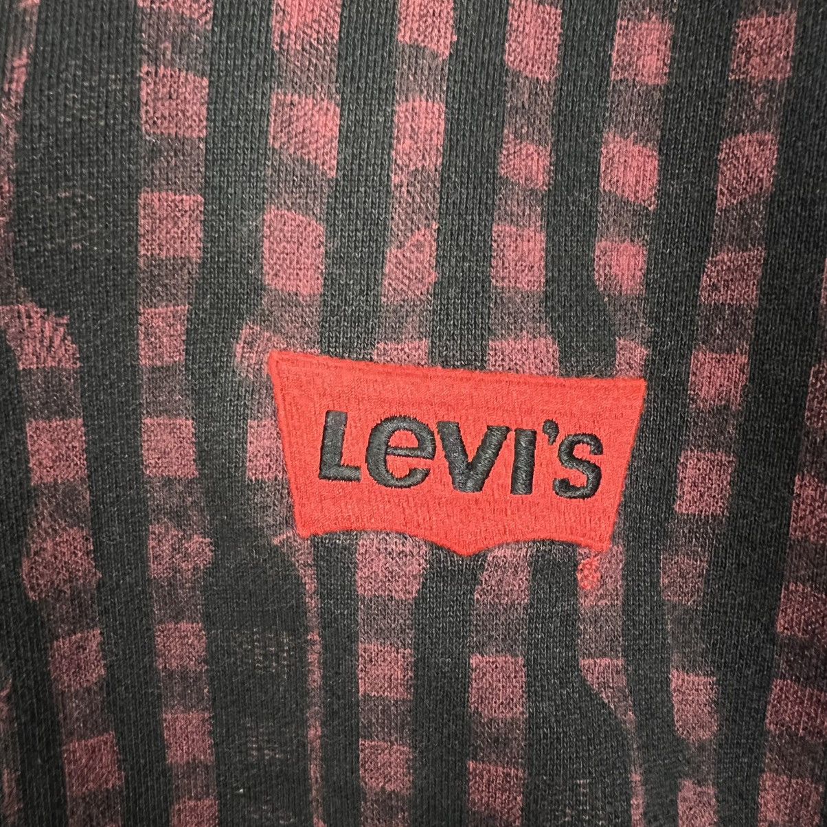 Levi's LEVIS STRAUSS Red Checked Hoodie Sweatshirt #4212-C192 Size US M / EU 48-50 / 2 - 7 Thumbnail