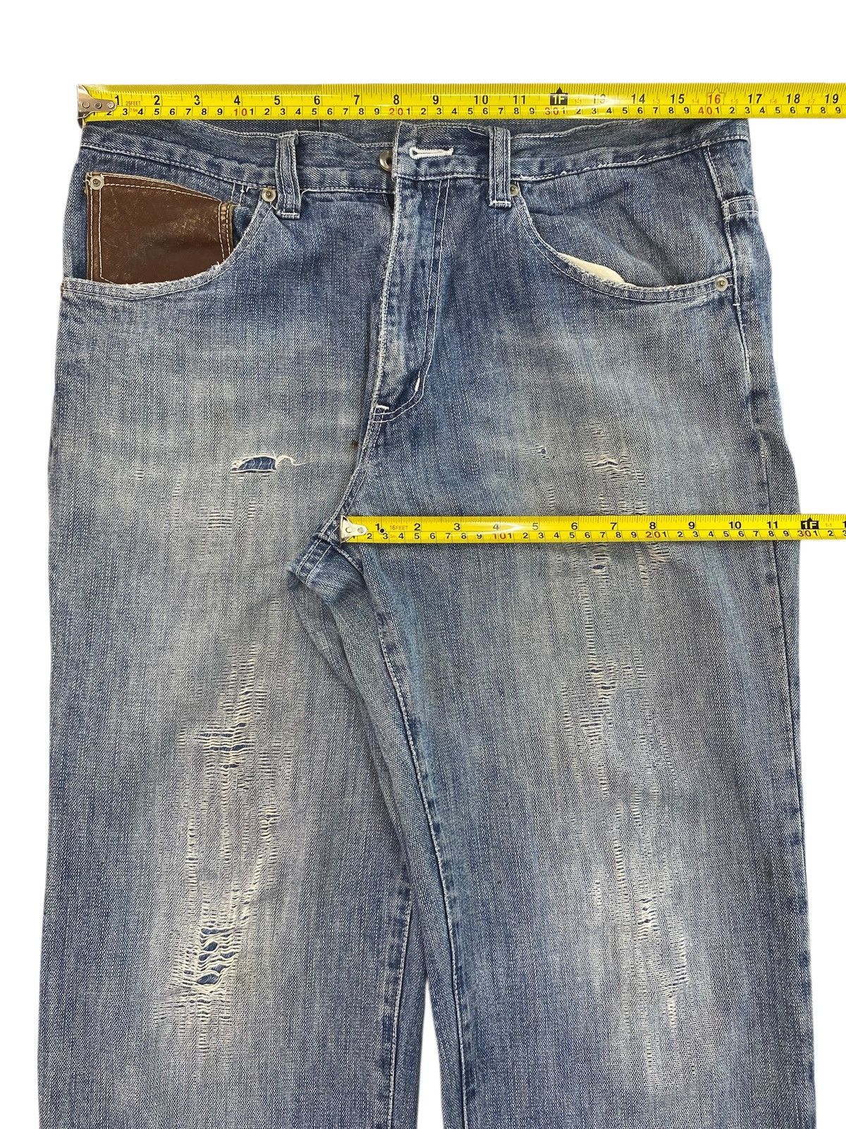 Japanese Brand Japanese Brand Blue Faded Wash Style Ripped Jeans Size US 34 / EU 50 - 5 Thumbnail