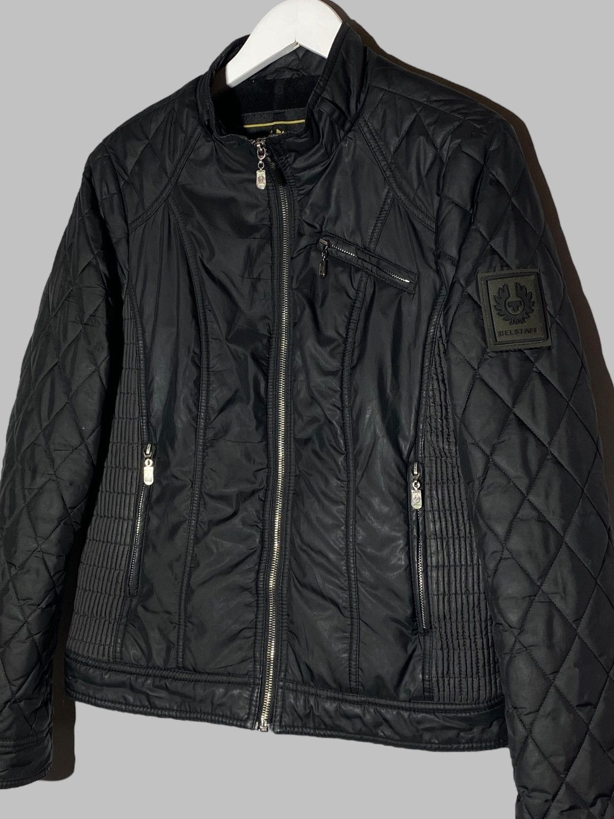 Belstaff Vintage Belstaff Quilted Rare Jacket Black Street Fashion Size XL / US 12-14 / IT 48-50 - 3 Thumbnail