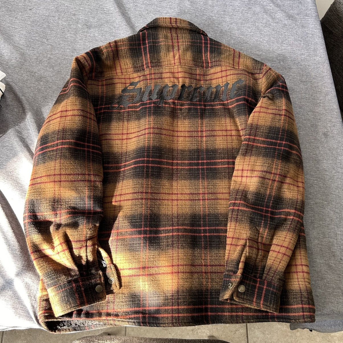 Supreme Supreme snap flannel shirt jacket Size US L / EU 52-54 / 3 - 1 Thumbnail
