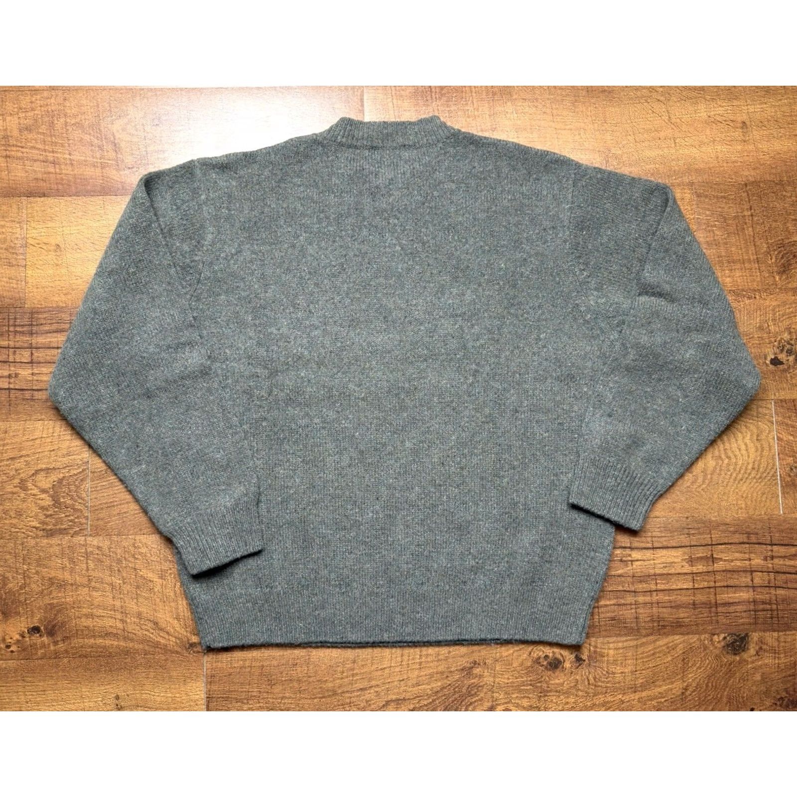 Vintage Cabela's Men’s Ragg Wool Crewneck Pullover Sweater L Green Vintage Size US L / EU 52-54 / 3 - 3 Thumbnail