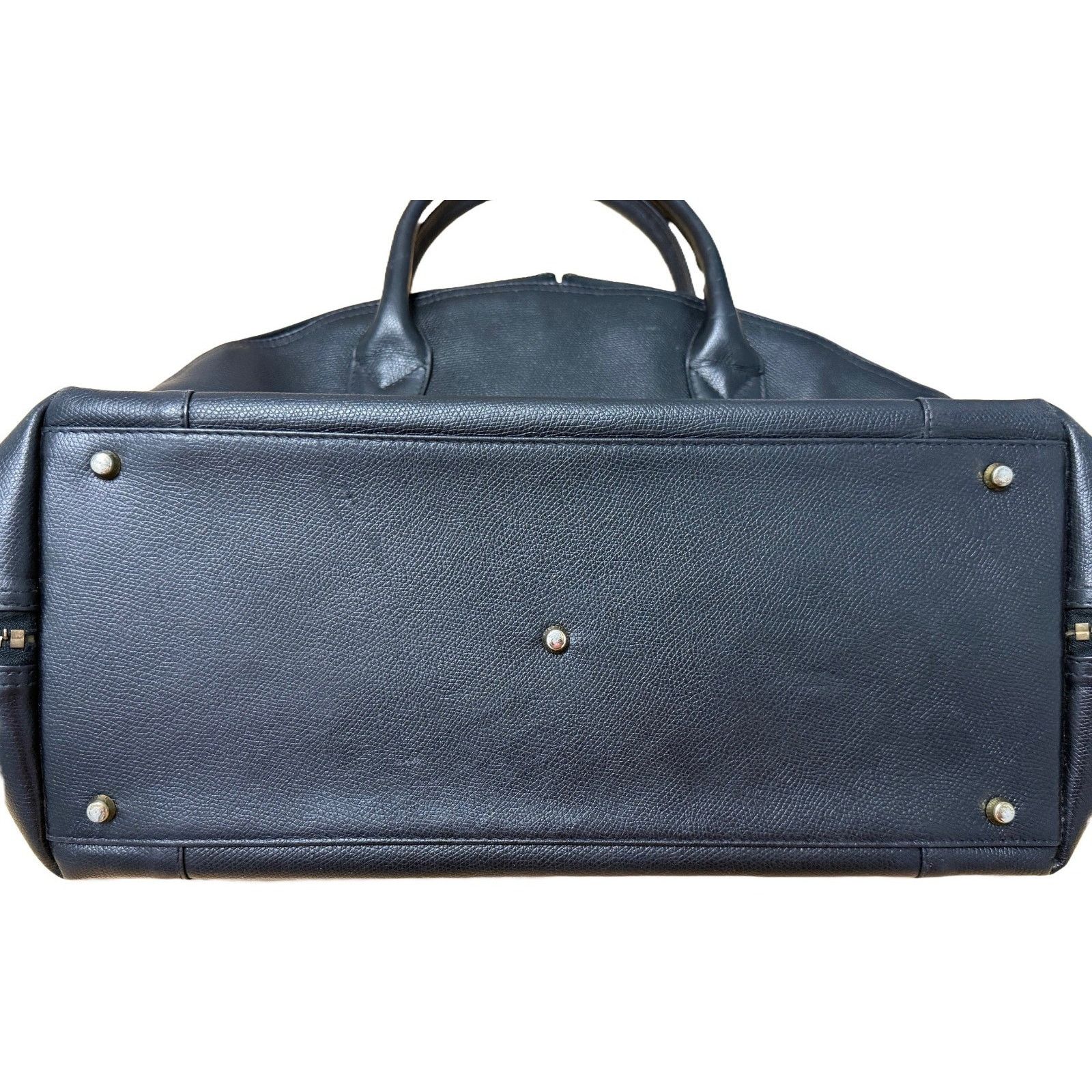 MCM Vintage MCM Black Grained Leather Handbag | Purse | COA Size ONE SIZE - 3 Thumbnail