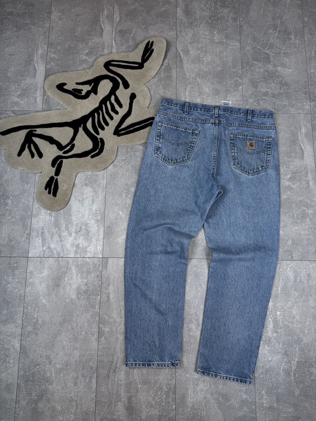 Carhartt × Carhartt Wip × Vintage Mens Vintage Carhartt Wip denim jeans Carpenter double knee Size US 38 / EU 54 - 1 Thumbnail