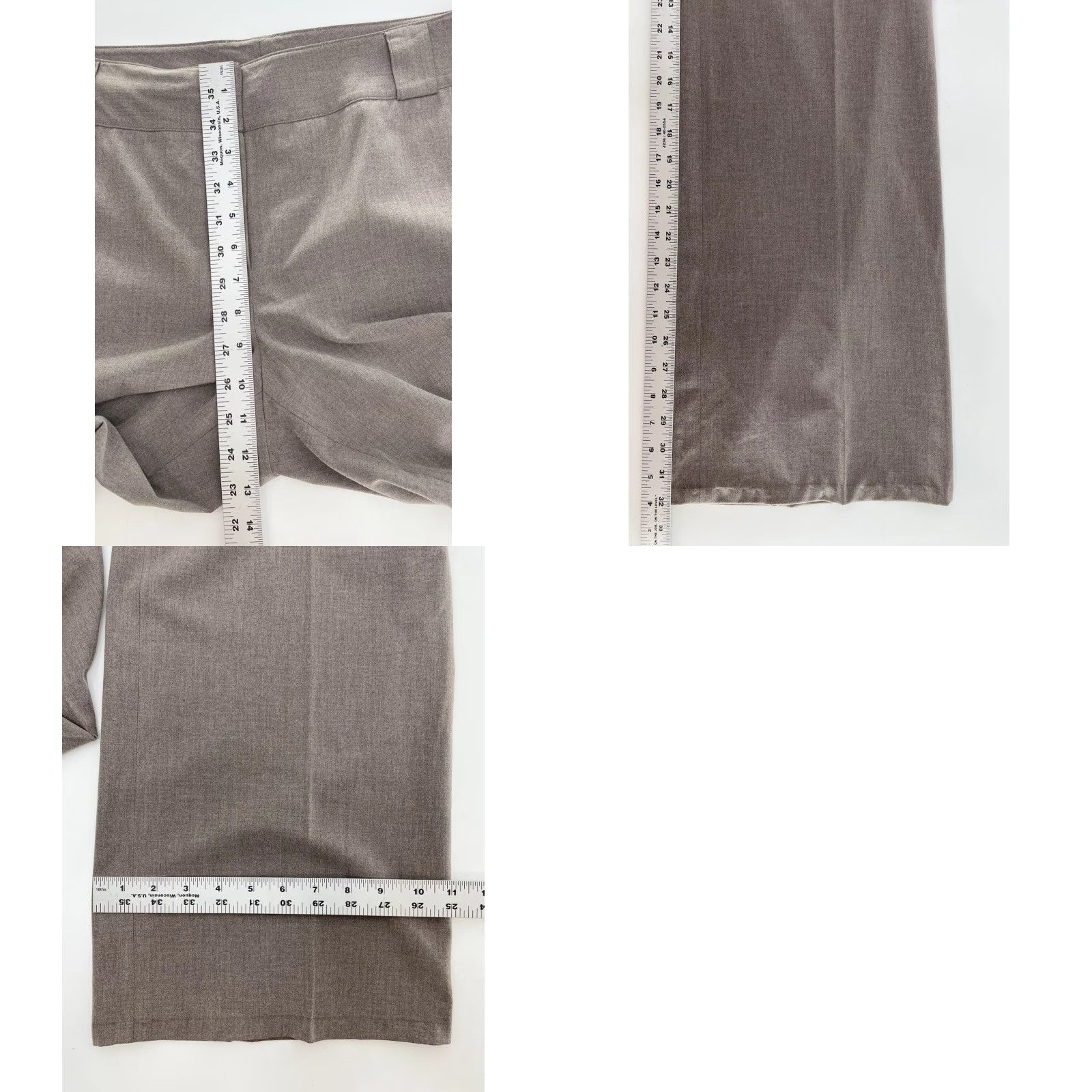 Michael Kors MICHAEL KORS Dress Pants Brown Wide-Leg Pockets 32 Inseam 12 Hemmed Womens Regular XS-XL? No, Size 12 Size 34" / US 12 / IT 48 - 9 Thumbnail