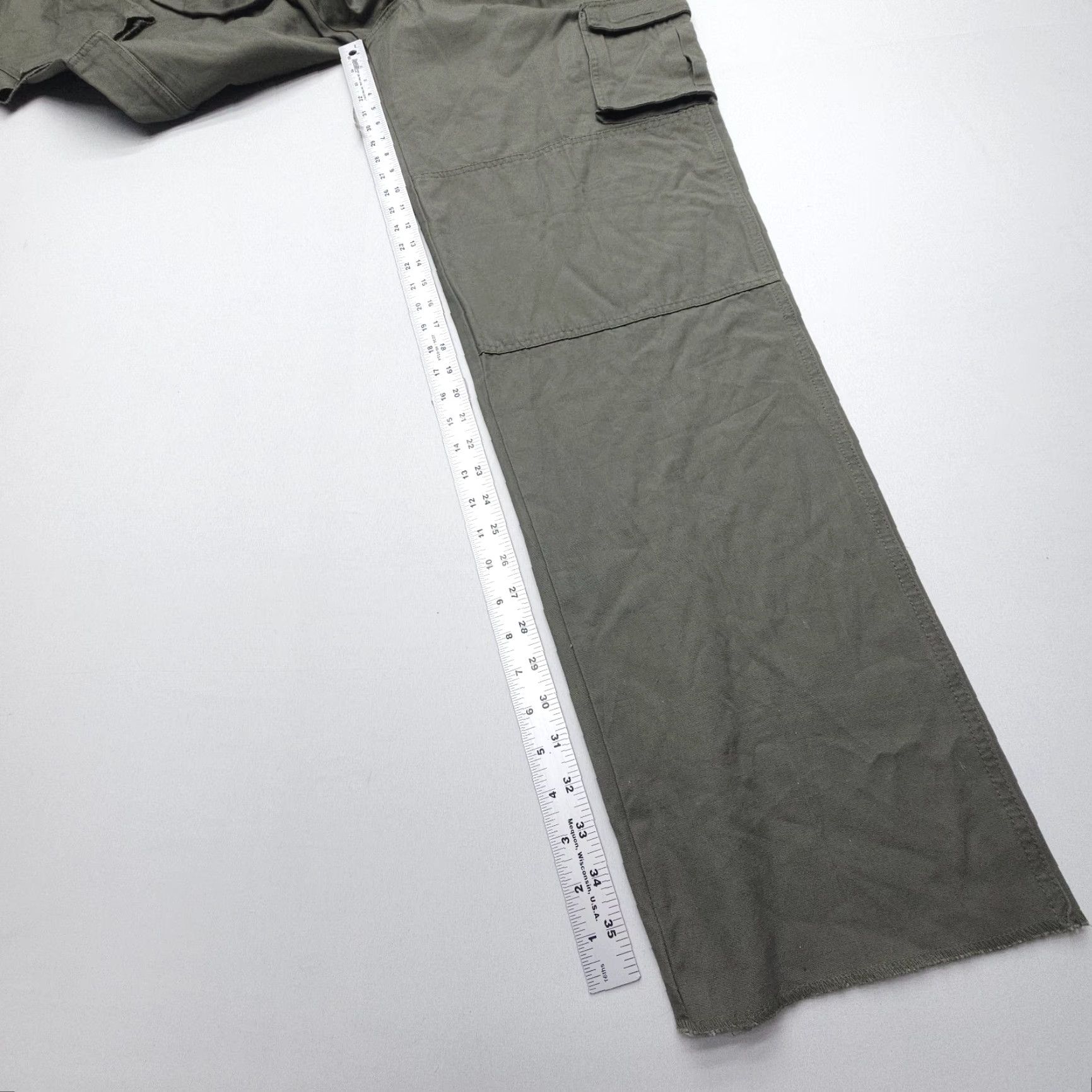 Vintage Cabela's Canvas Cargo Utility Pants Mens 38 x 37 Hunting Field Bush Double Knee Size US 38 / EU 54 - 5 Thumbnail