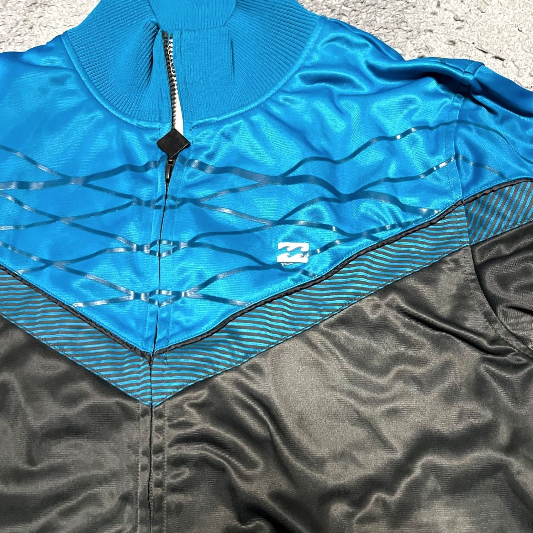 Billabong Billabong Track Jacket Womens XL Blue Black Chevron Point Coat Size XL / US 12-14 / IT 48-50 - 2 Thumbnail